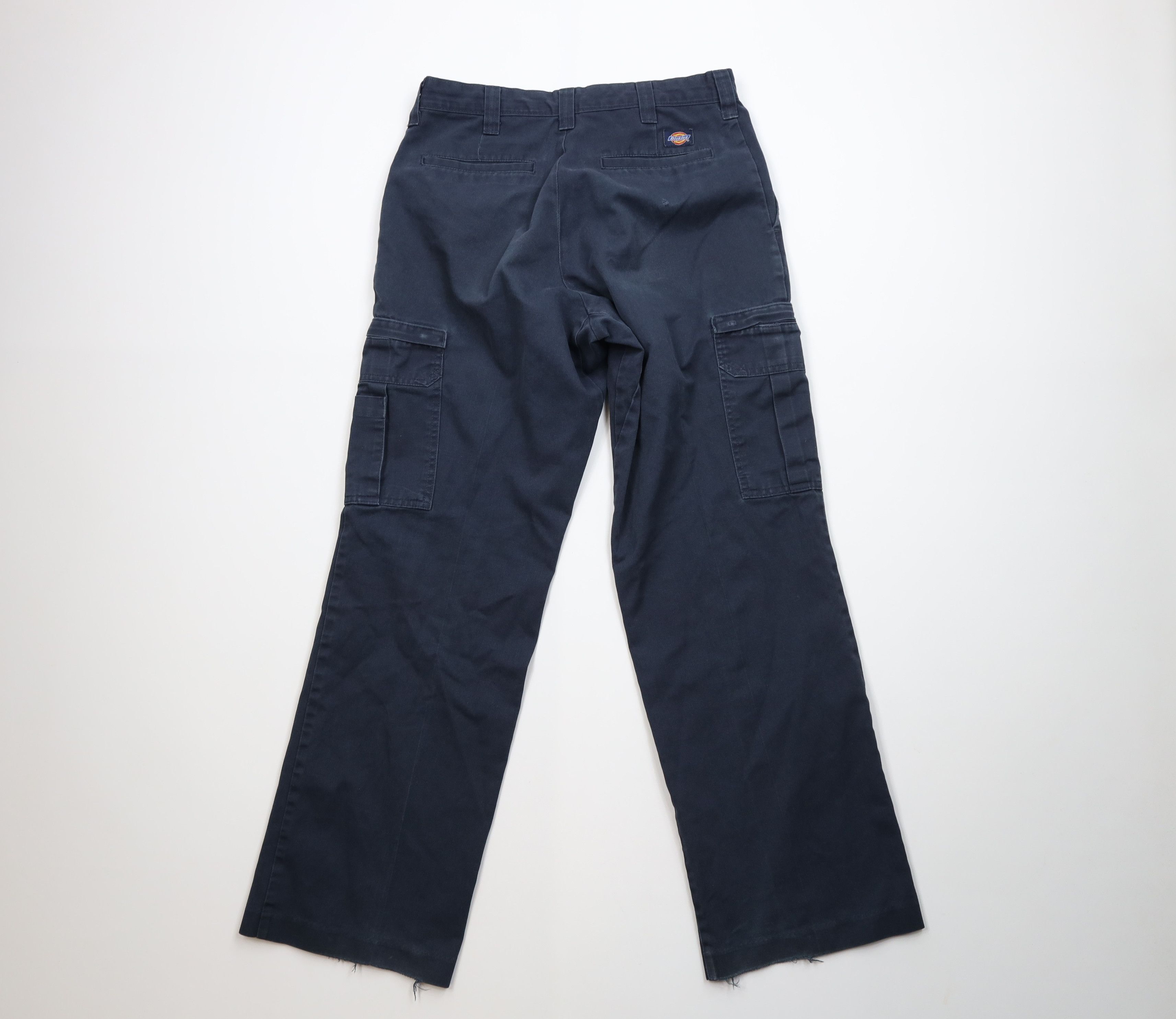 Dickies Vintage Dickies Workwear Wide Leg Cargo Pants Navy Blue Size US 32 / EU 48 - 13 Thumbnail