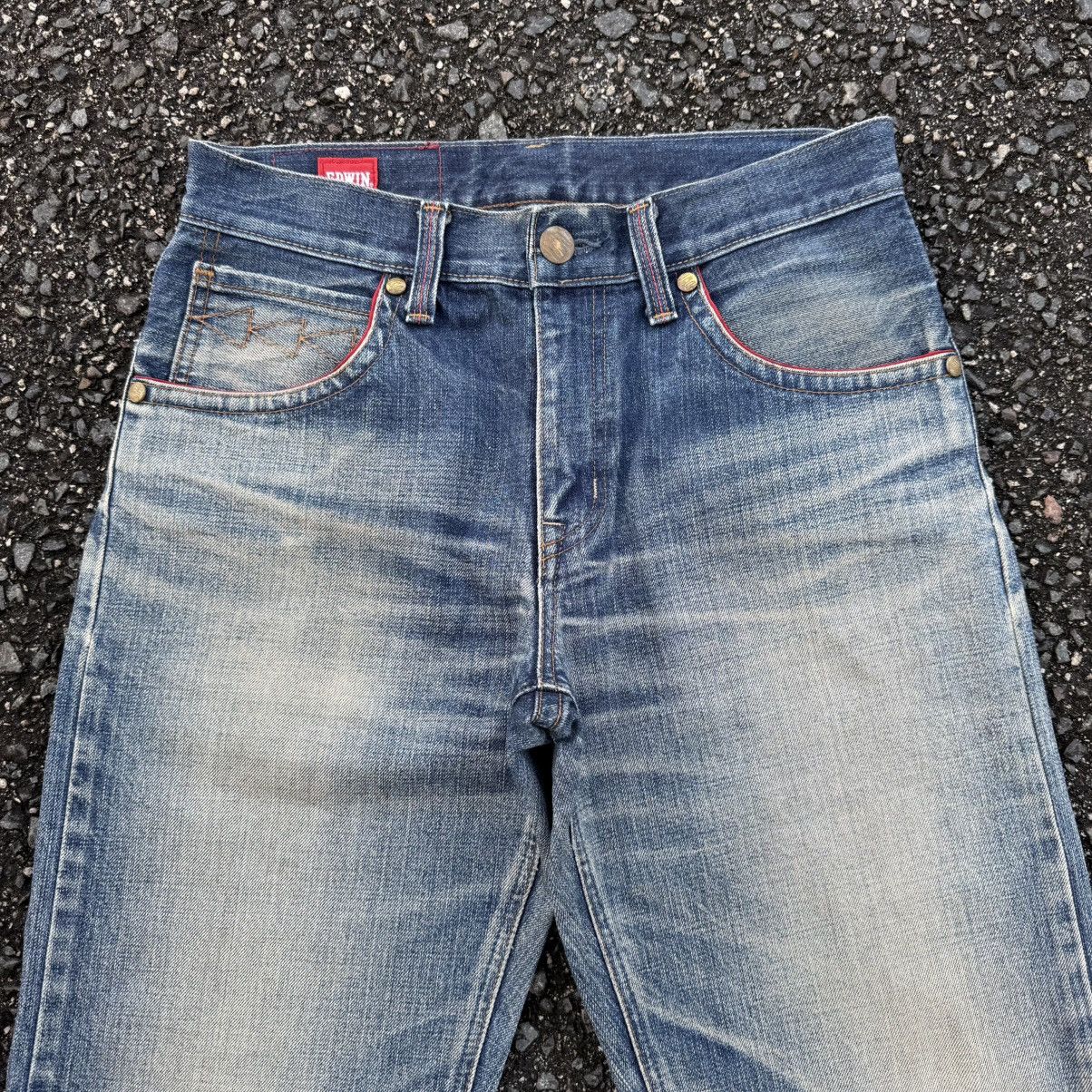 Edwin W32 VINTAGE EDWIN BLUE TRIP DENIM JEANS PANTS Size US 32 / EU 48 - 4 Thumbnail