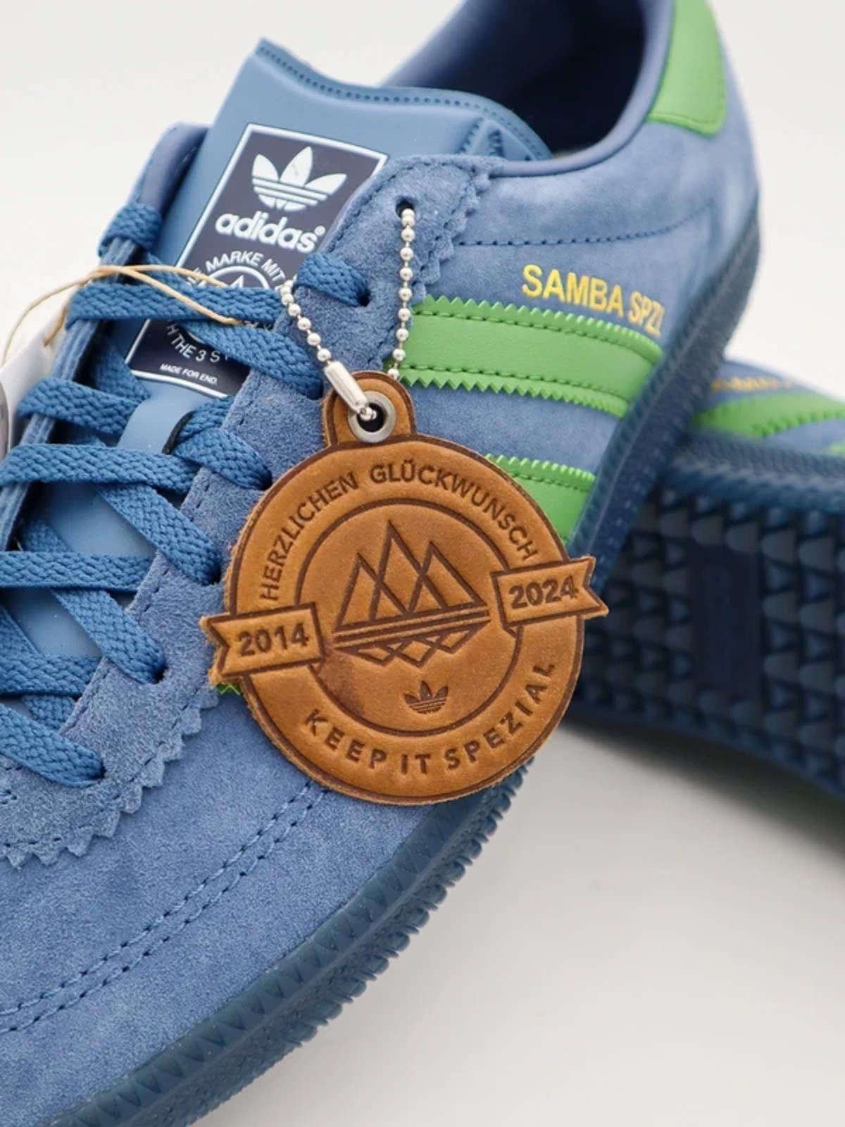 Adidas END X adidas Spezial Samba Deco - IH9926 - Soft Blue Green Size US 7.5 / EU 40-41 - 4 Thumbnail