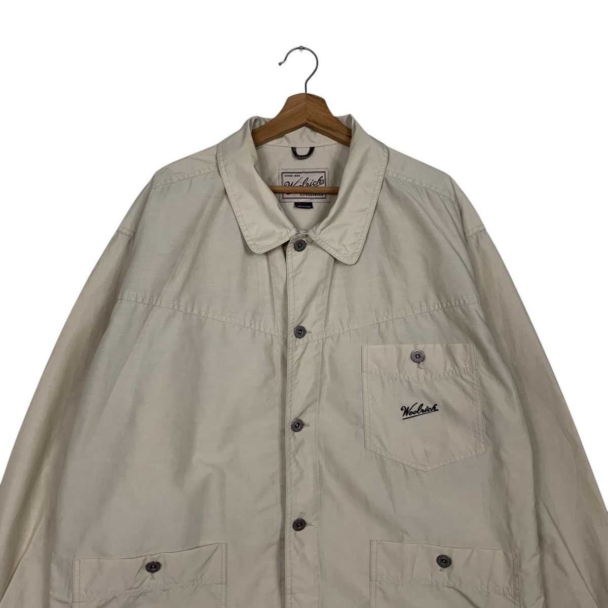 Woolrich Woolen Mills 90's WOOLRICH Three Pocket Work Casual Jacket #2477-C111 Size US L / EU 52-54 / 3 - 2 Thumbnail