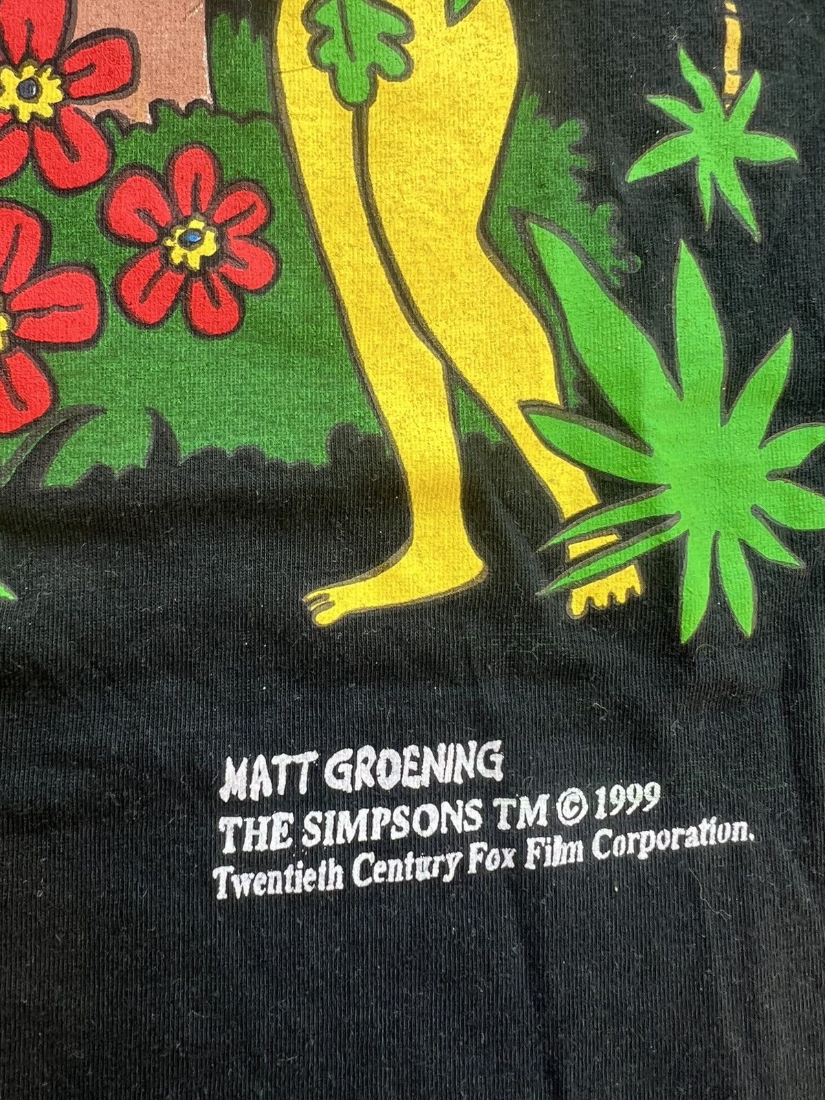 Cartoon Network × The Simpsons × Vintage Vintage T-shirt The Simpsons Matt Groening 1999 Size US M / EU 48-50 / 2 - 7 Thumbnail