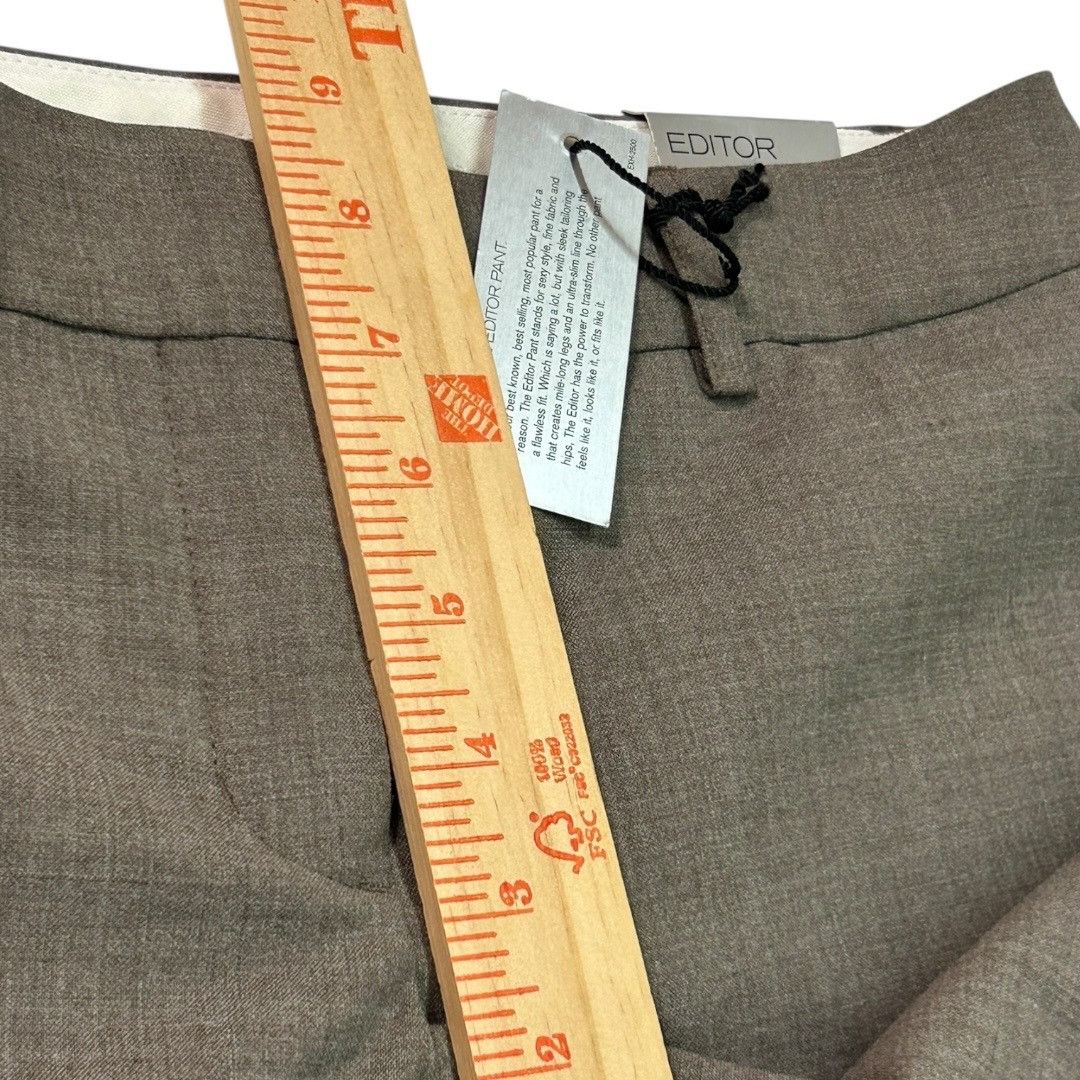 Express Express Editor Flare Leg Low Rise Dress Pants In Luxury Stre Size 26" / US 2 / IT 38 - 6 Thumbnail