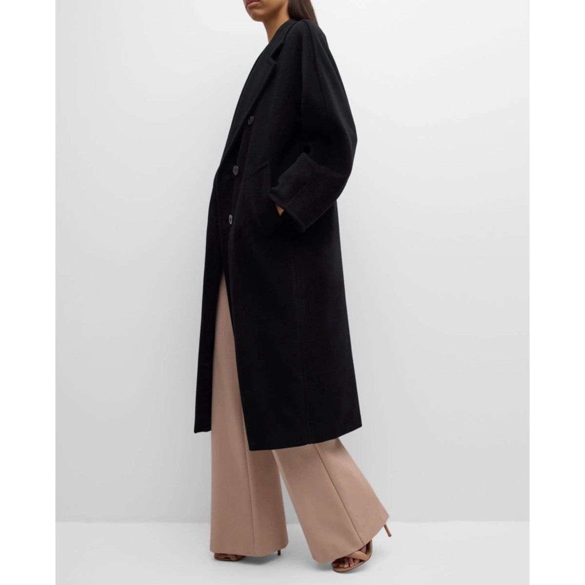 Max Mara MAX MARA Madame Icon wool and cashmere-blend Coat size 14 Size XL / US 12-14 / IT 48-50 - 4 Thumbnail