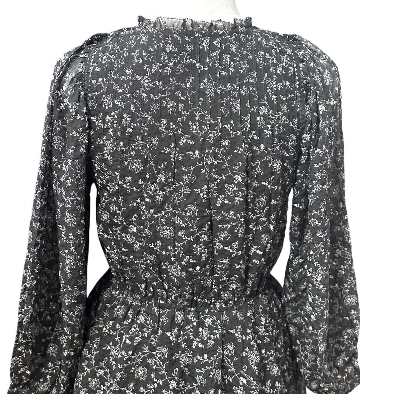 Madewell Madewell Boho Dress A Line Floral Sheer Multicolor XXS NWOT Size XXS / US 00 / IT 34 - 9 Thumbnail