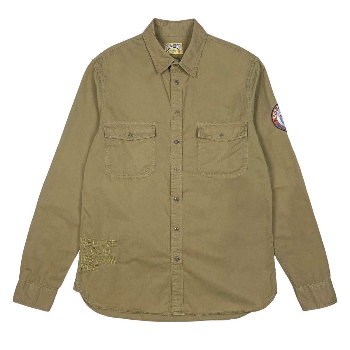 Zadig & Voltaire Zadig & Voltaire Sigmund Military L/S Shirt Size US L / EU 52-54 / 3 - 3 Thumbnail
