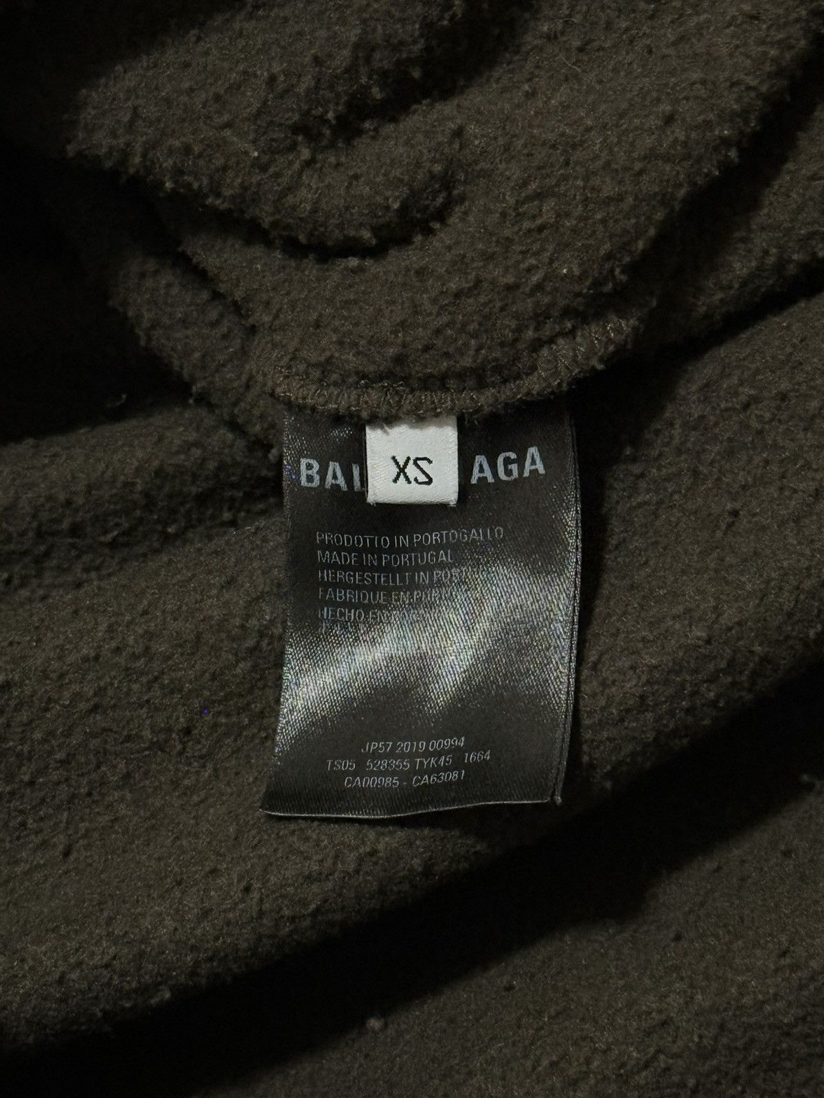 Balenciaga Balenciaga Black Logo Print Hoodie Size US XS / EU 42 / 0 - 5 Thumbnail