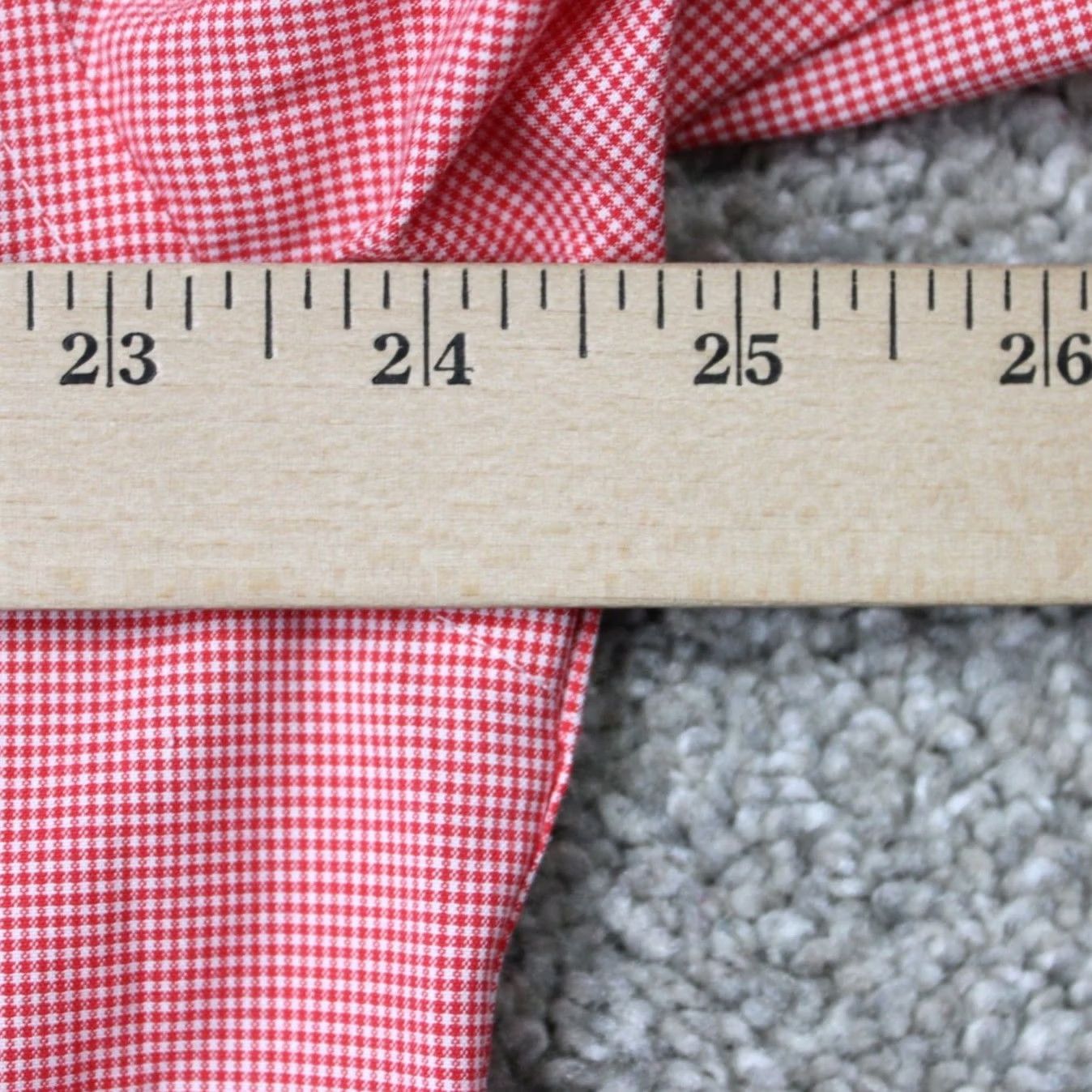 Jos. A. Bank Jos. A. Bank Shirt Mens Large Red/White Check Traveler's Cotton Short Sleeve Size US L / EU 52-54 / 3 - 7 Thumbnail
