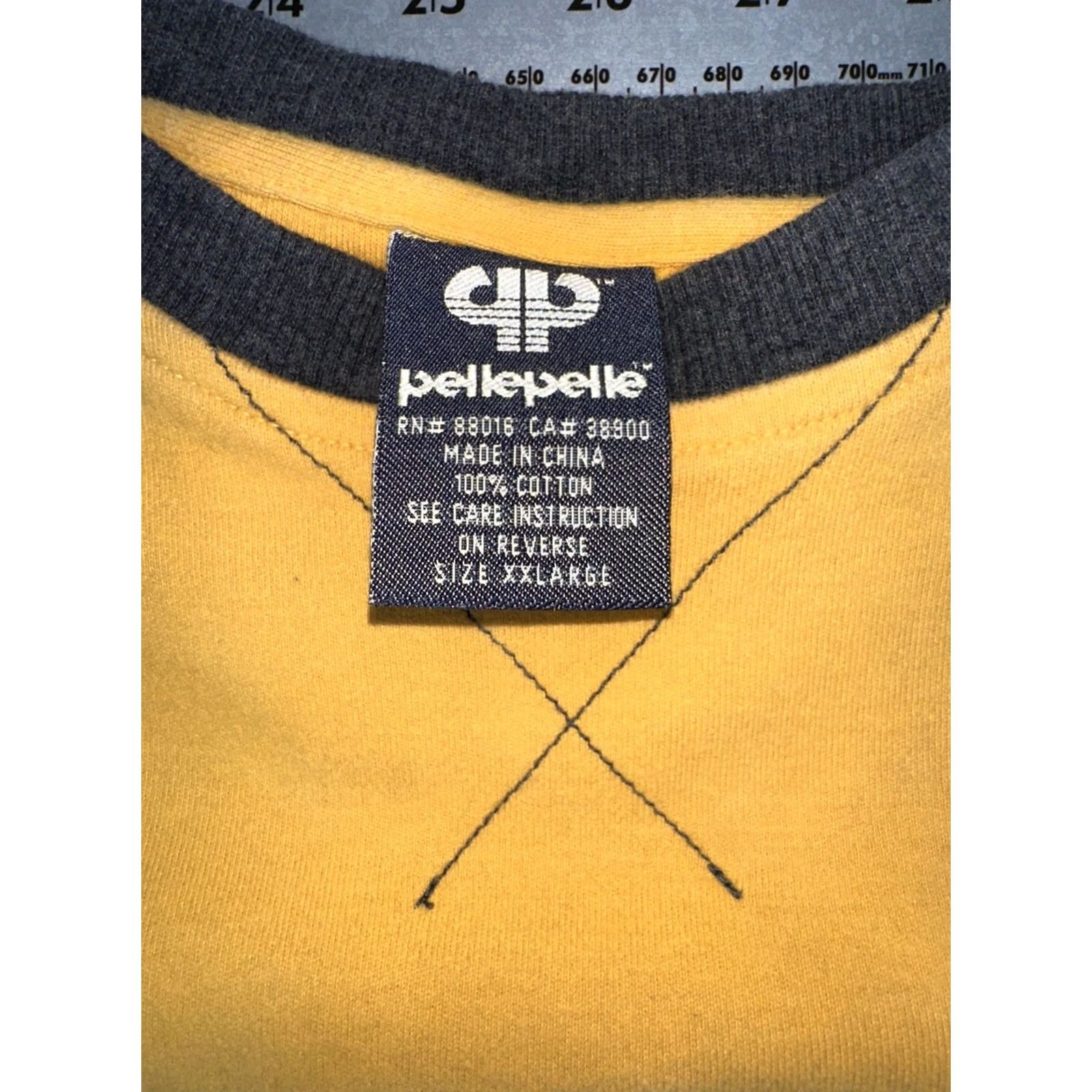 Pelle Pelle VINTAGE Pelle Pelle Denim Co Sweatshirt 2XL Gray Mens Hip Hop Lion Crest Size US XXL / EU 58 / 5 - 2 Thumbnail