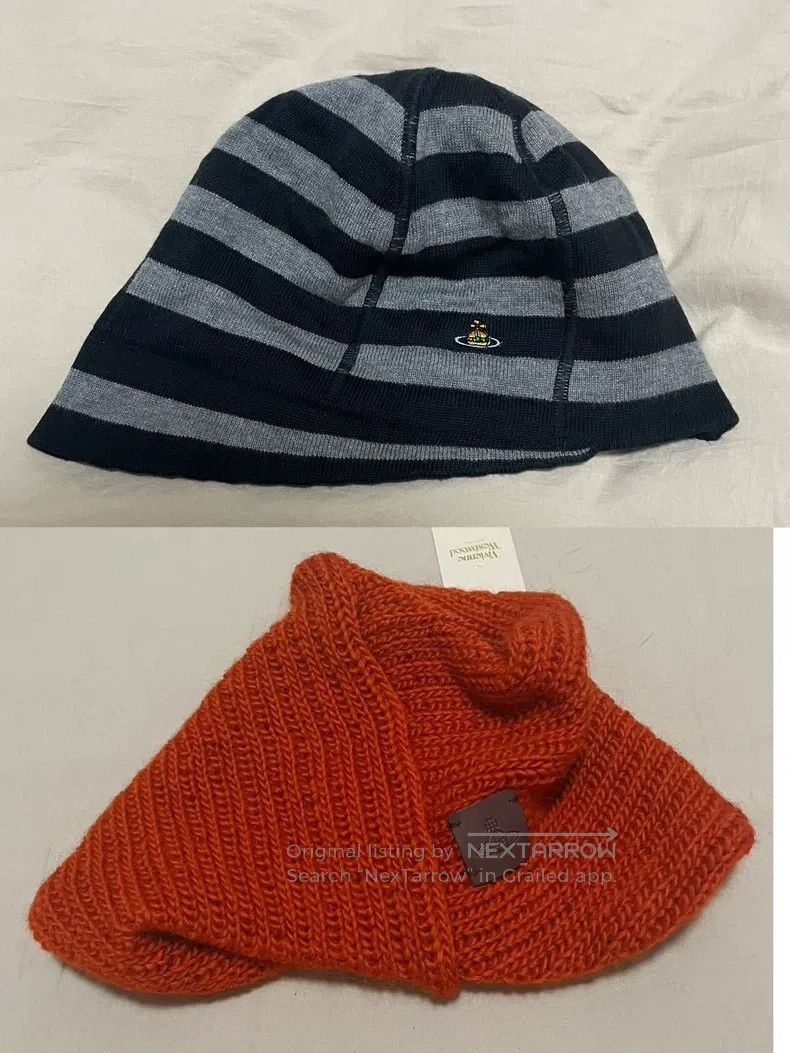 Vivienne Westwood Vivienne Westwood Two types of knitted hats. Size ONE SIZE - 1 Thumbnail