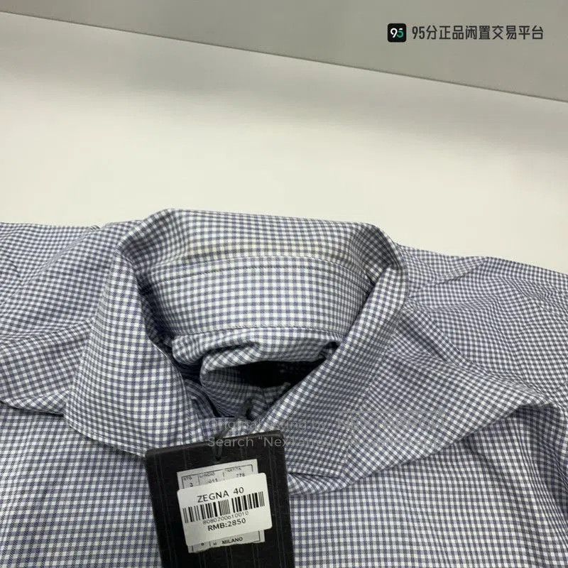 Ermenegildo Zegna Zegna Men's Classic Versatile Check Shirt. Size US M / EU 48-50 / 2 - 1 Thumbnail