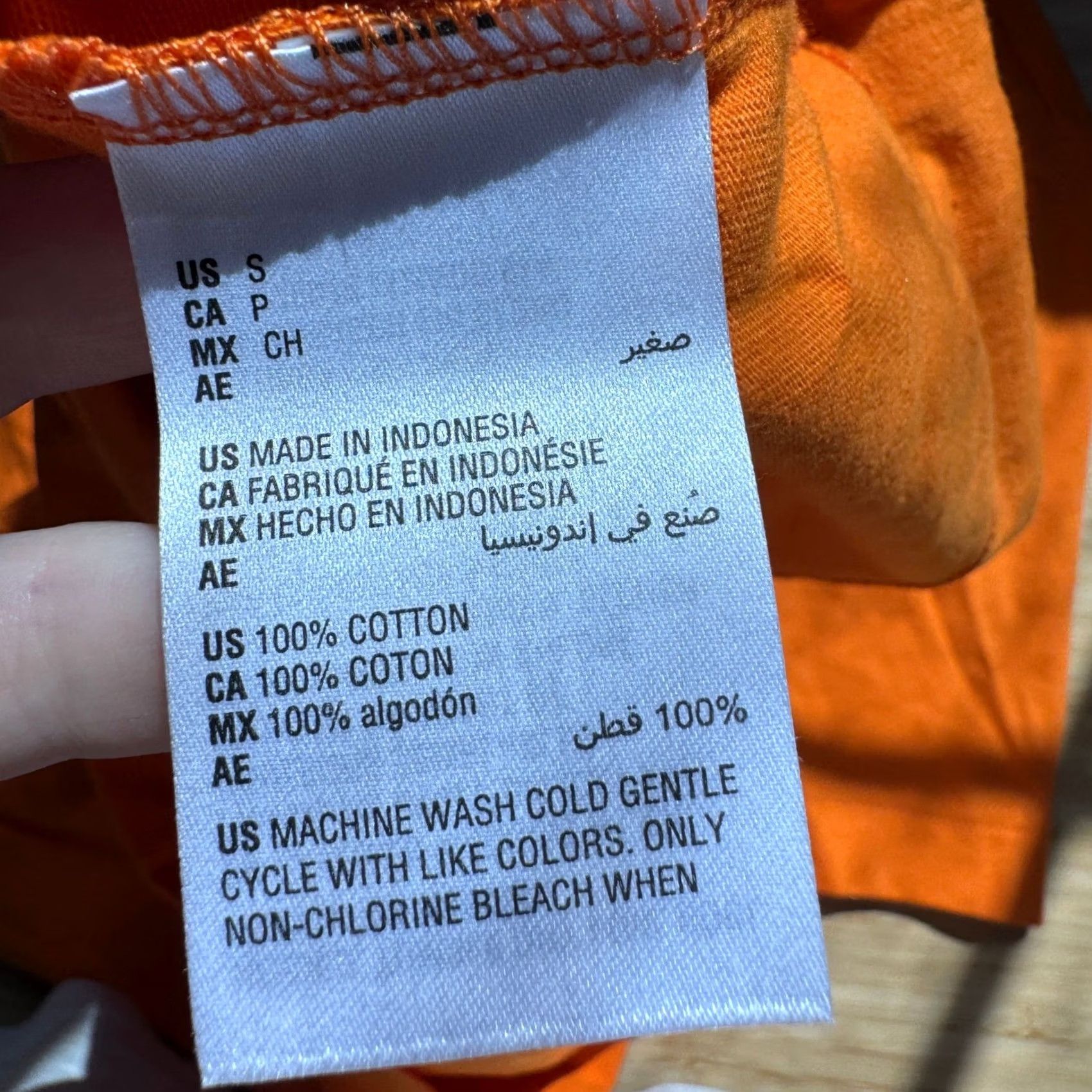 Vintage Mode of One Mens EVRYDAY T TABLE T-Shirt Voltage Orange Small Cotton Crew Neck Short Sleeve Basic 100187076MN Size US S / EU 44-46 / 1 - 4 Thumbnail
