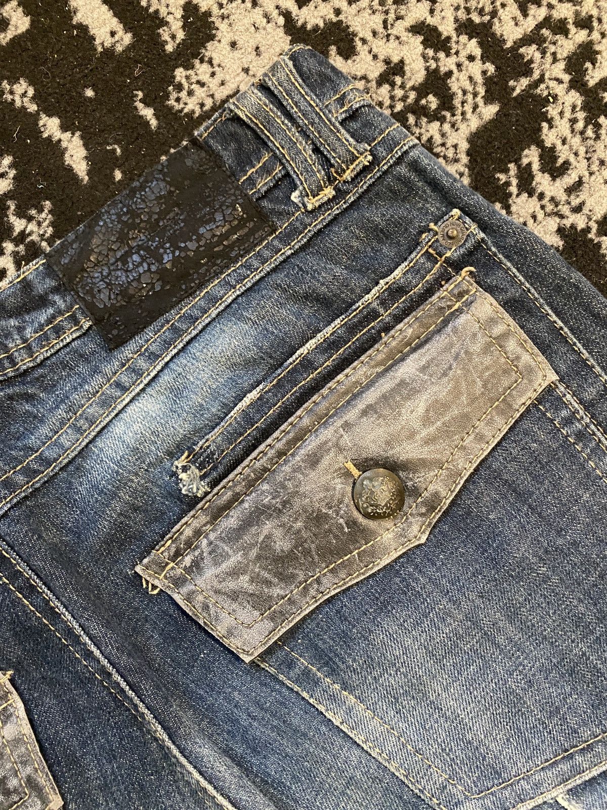 Japanese Brand Fuga Denim Zip Vintage Denim Jeans Size US 34 / EU 50 - 11 Thumbnail