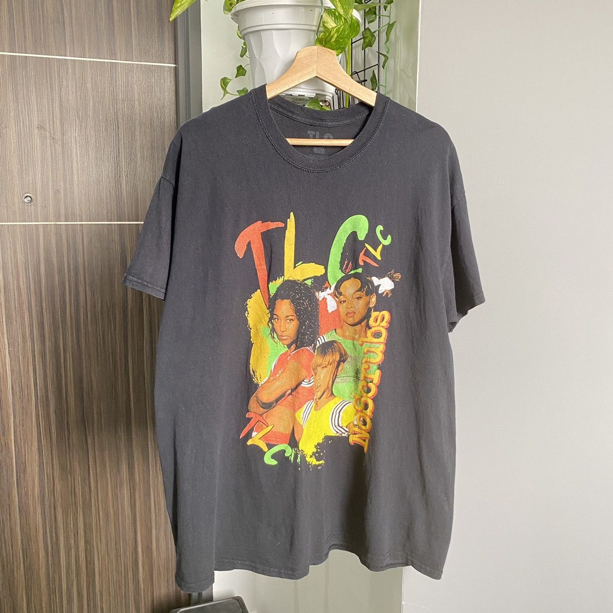 Rap Tees Faded TLC Noscrubs American Girl Group ERD GRUNGE TEE Size US XL / EU 56 / 4 - 1 Thumbnail