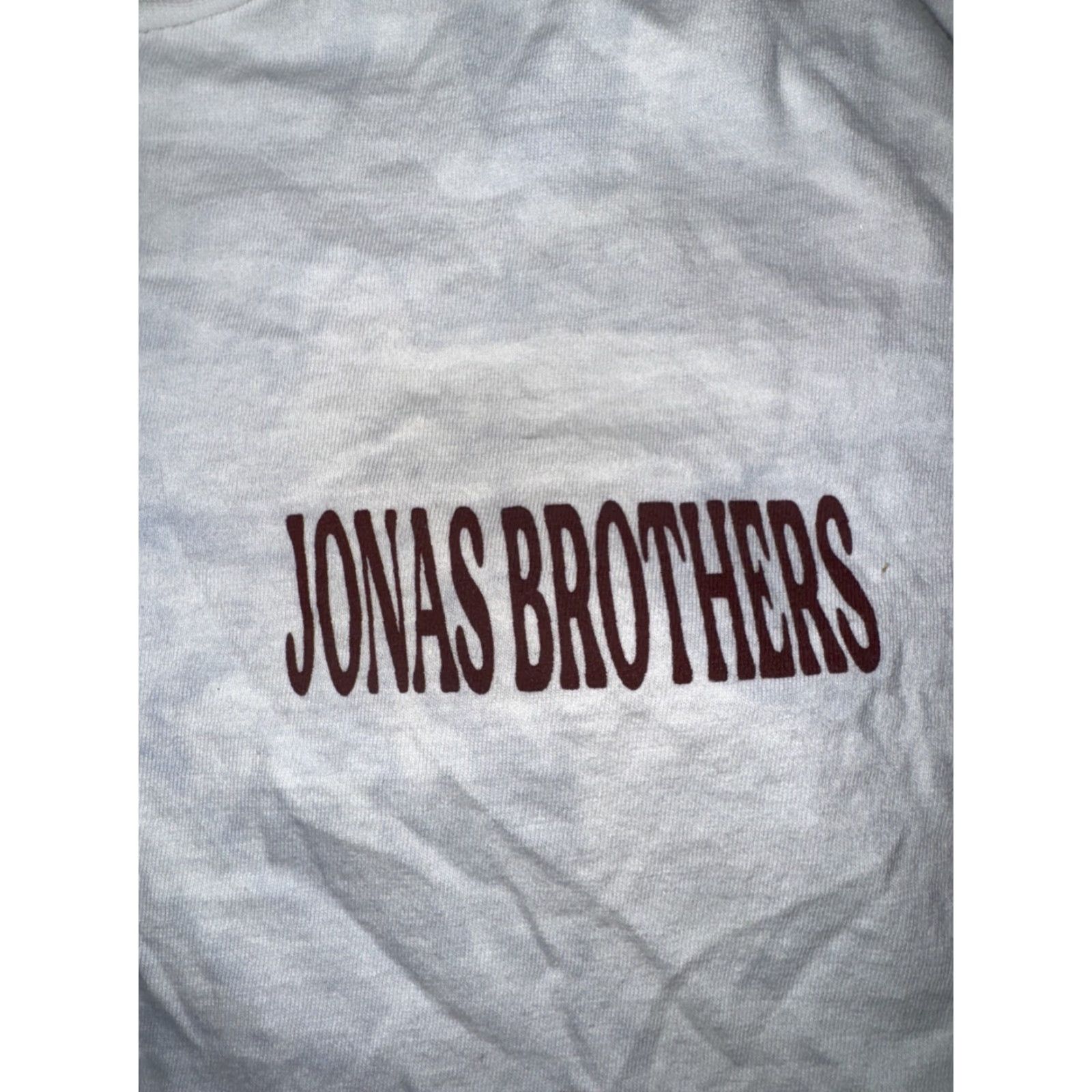 Vintage VINTAGE Jonas Brothers Band Tee 2000s White Graphic T-Shirt Men’s Medium 19x26 Size US M / EU 48-50 / 2 - 5 Thumbnail