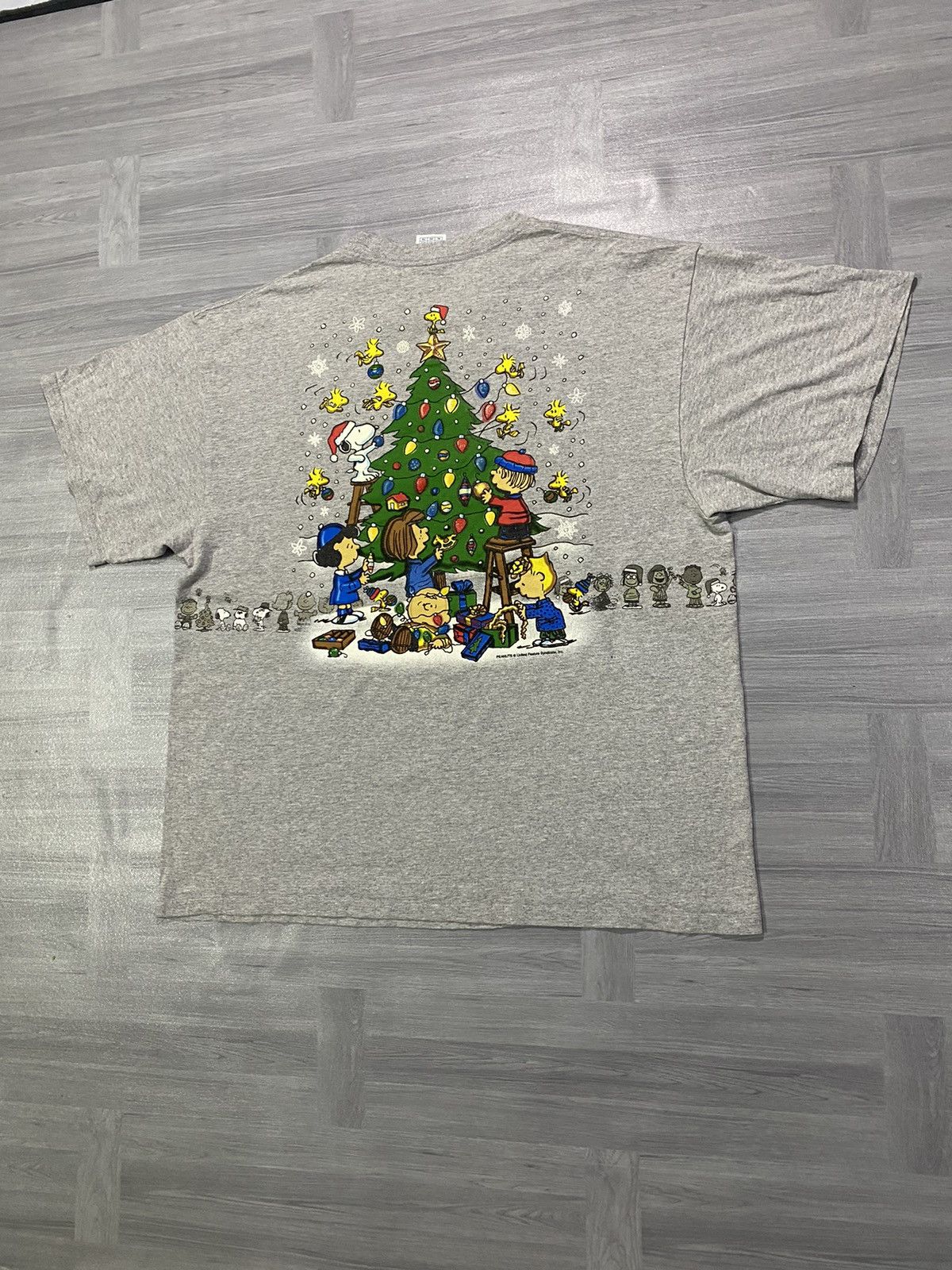 Peanuts Vintage Overprint Peanuts Snoopy Christmas Size US XL / EU 56 / 4 - 13 Thumbnail