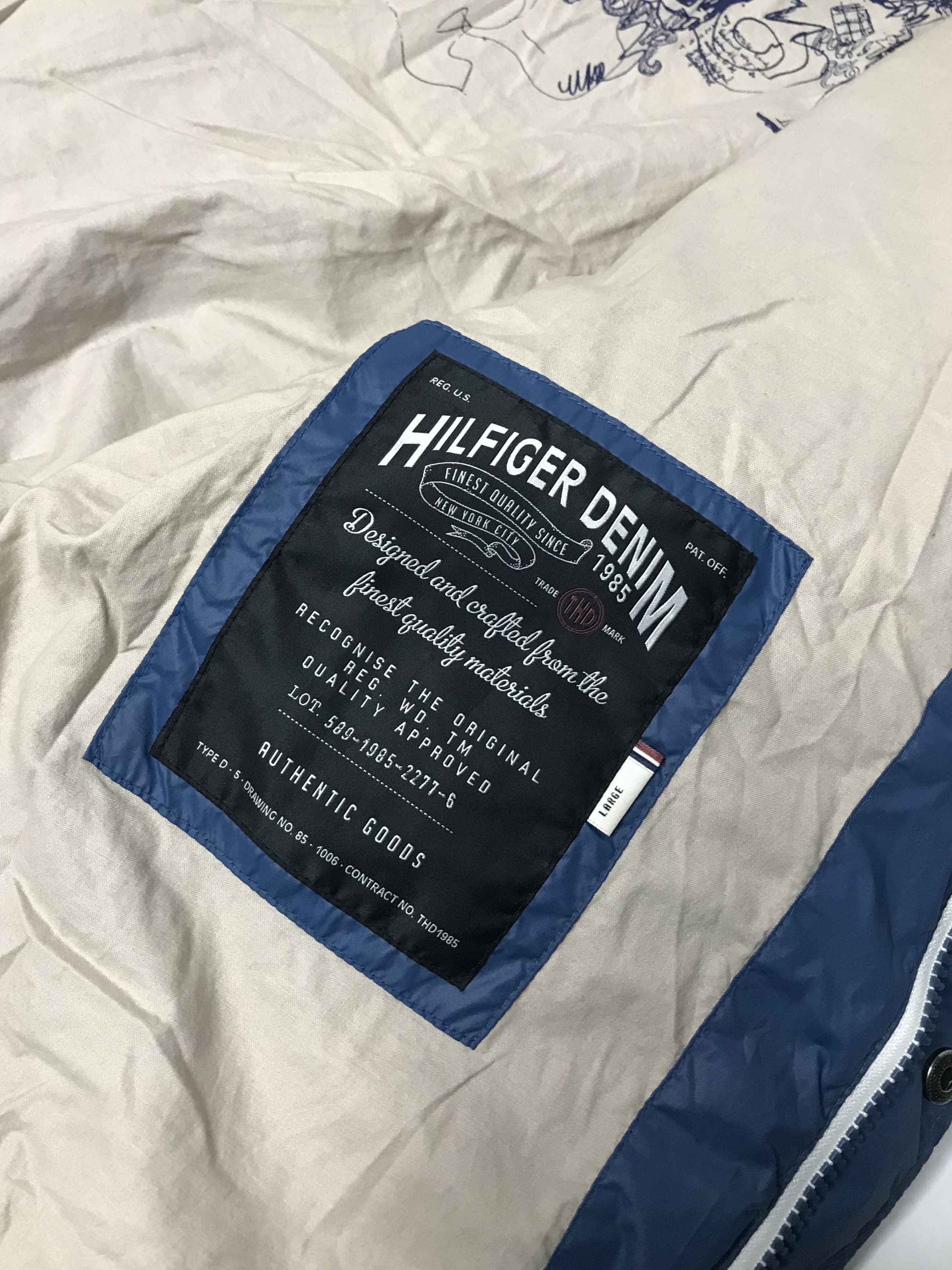 Tommy Hilfiger Tommy Hilfiger Mens Baseball Jacket Sz M New York USA Size US L / EU 52-54 / 3 - 7 Thumbnail