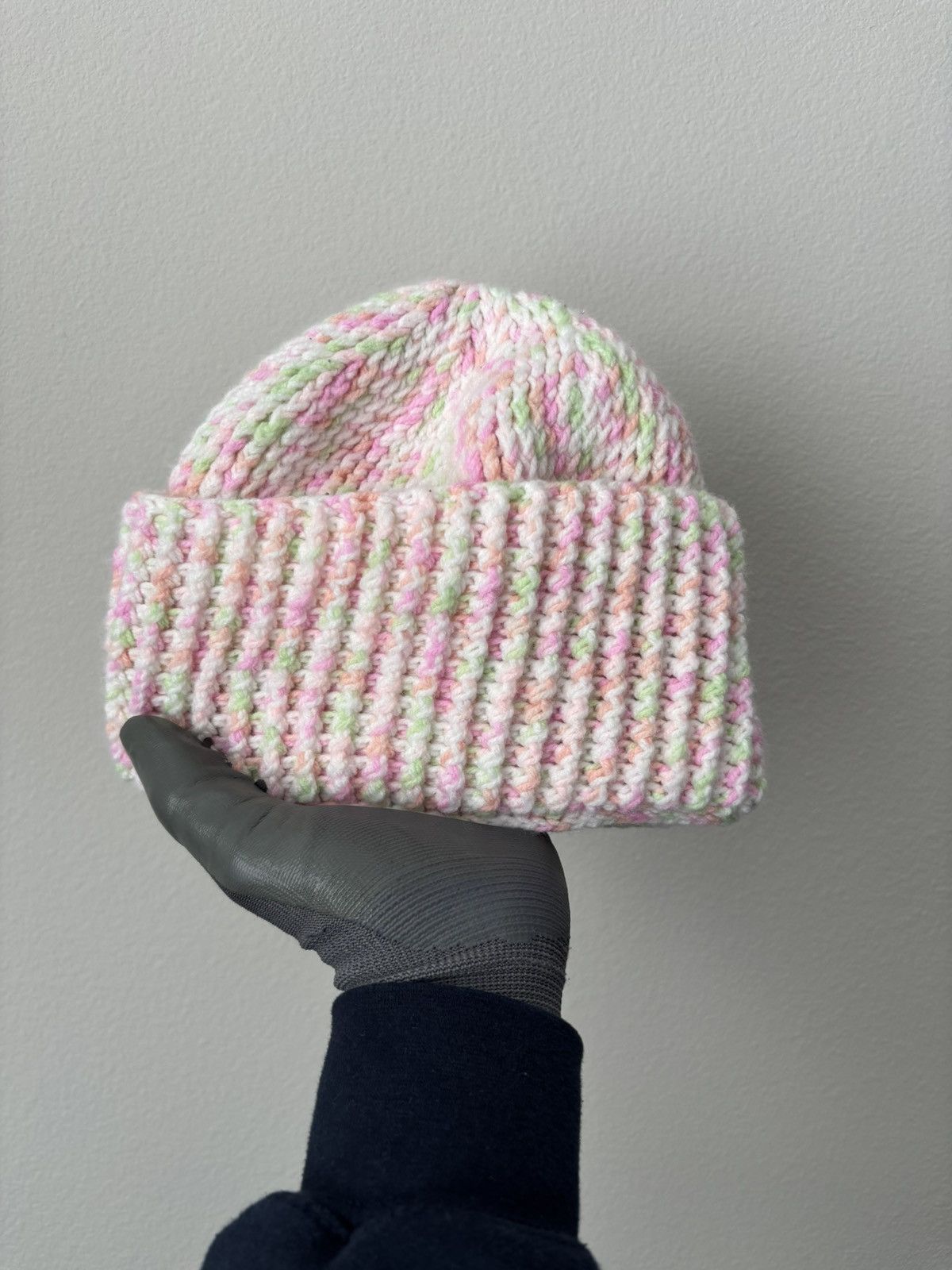 Vintage Vintage Handmade Crochet Beanie Size ONE SIZE - 1 Thumbnail