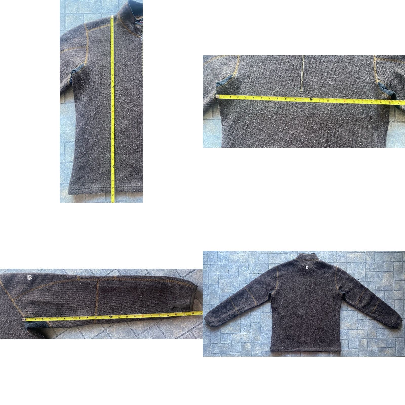 Vintage Kuhl Sweater 1/4 Zip Men Brown L Size US L / EU 52-54 / 3 - 8 Thumbnail