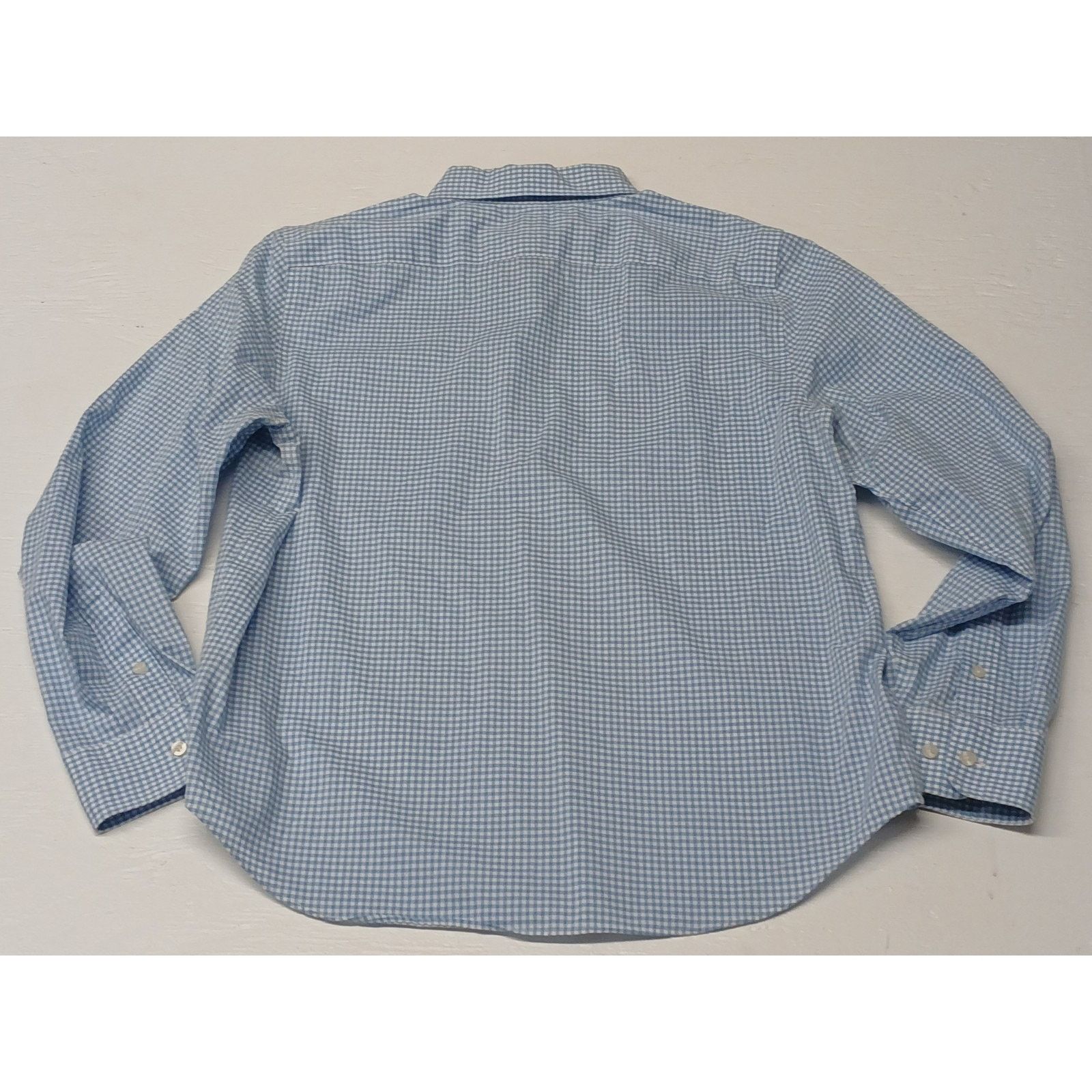 Chaps Chaps No Iron (Large) Blue White Plaid Dress Comfort Shirt Size US L / EU 52-54 / 3 - 7 Thumbnail