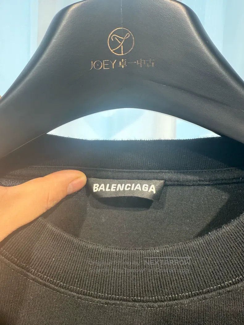 Balenciaga Balenciaga Torch logo short sleeve Size US XL / EU 56 / 4 - 2 Thumbnail