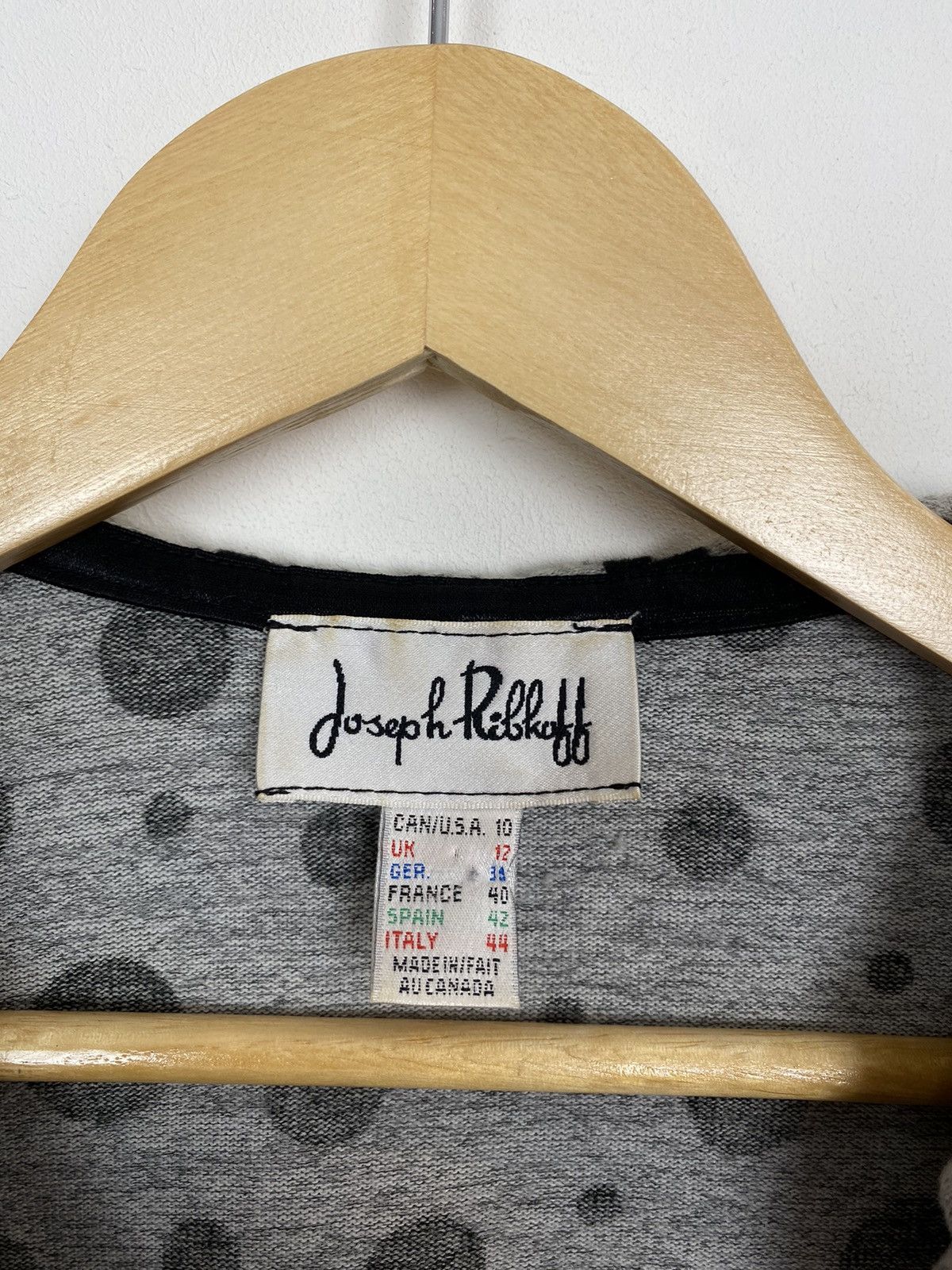 Designer × Joseph Ribkoff Vintage Joseph Ribkoff Polka Dot Open Jacket Women’s Size L / US 10 / IT 46 - 3 Thumbnail