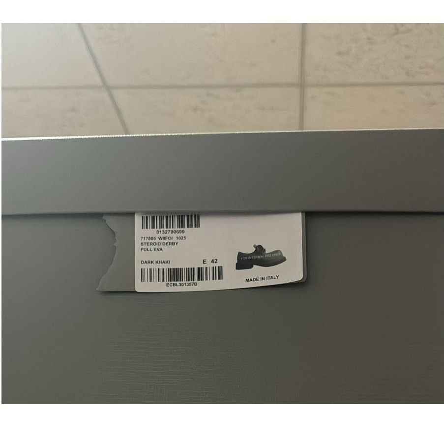 Balenciaga o1rshd1 Full Eva Steroid Derby in Dark Khaki Size US 9 / EU 42 - 19 Thumbnail