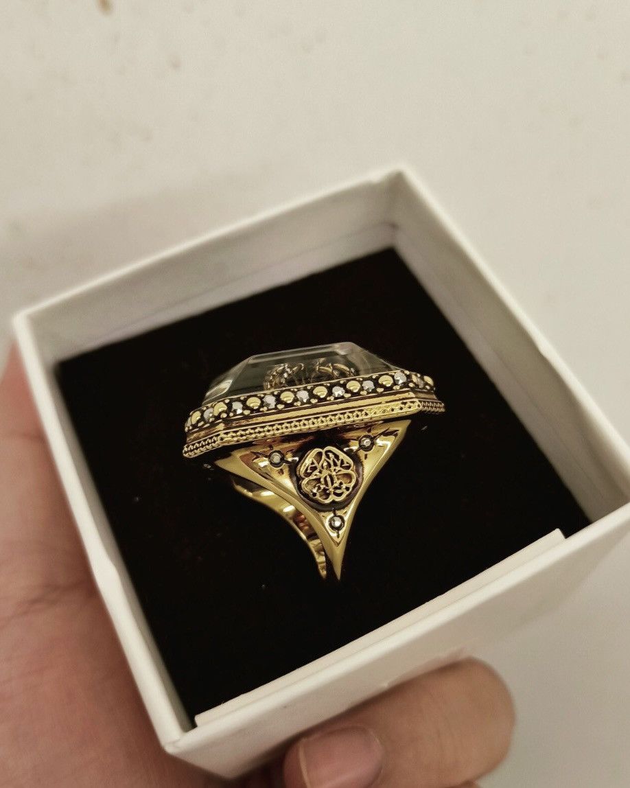 Alexander McQueen Alexander McQueen Beetle Embellished Ring Size ONE SIZE - 11 Thumbnail