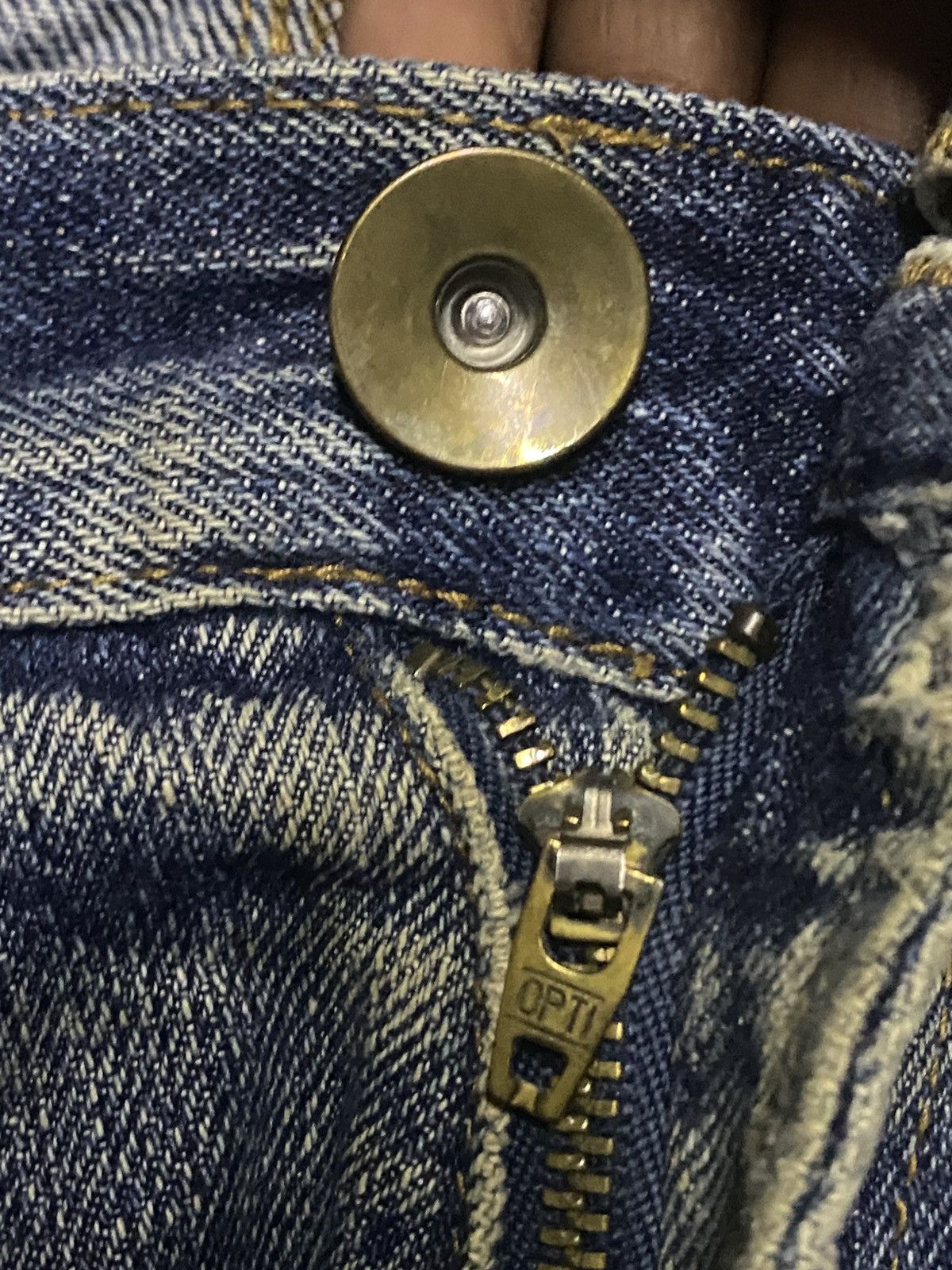 Japanese Brand Vintage Japanese Brand Sand Fade Wash Distressed Loose Jeans Size US 32 / EU 48 - 10 Thumbnail