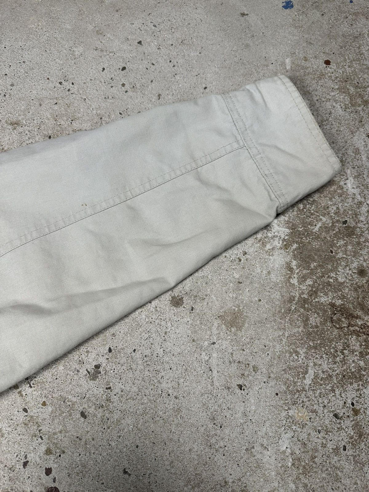 Japanese Brand × Vintage Vintage Y2K Work Style Utility Beige Bomber Jacket Size US L / EU 52-54 / 3 - 9 Thumbnail