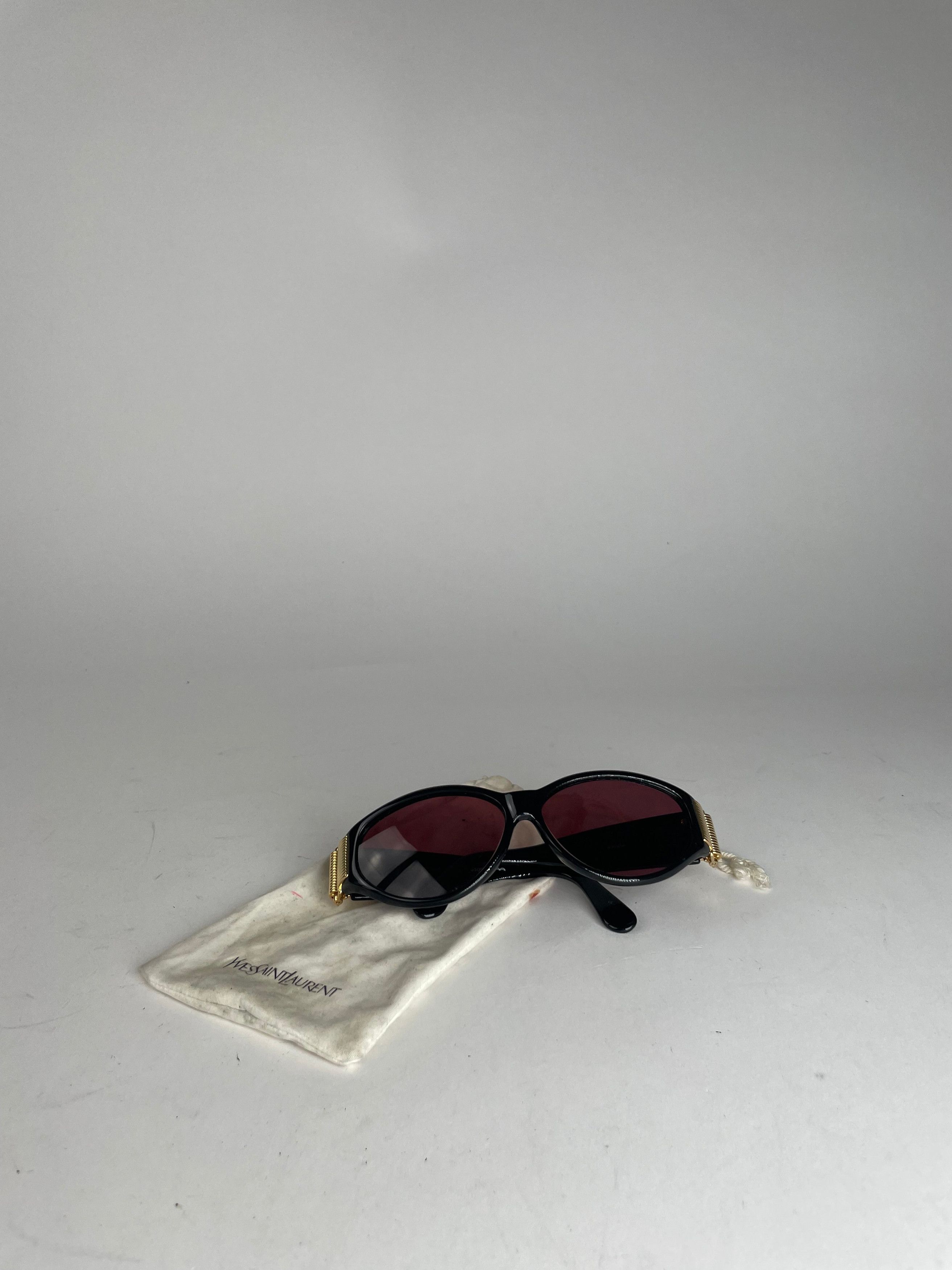 Other Vintage Yves Saint Laurent Sunglasses Purple Size ONE SIZE - 1 Thumbnail