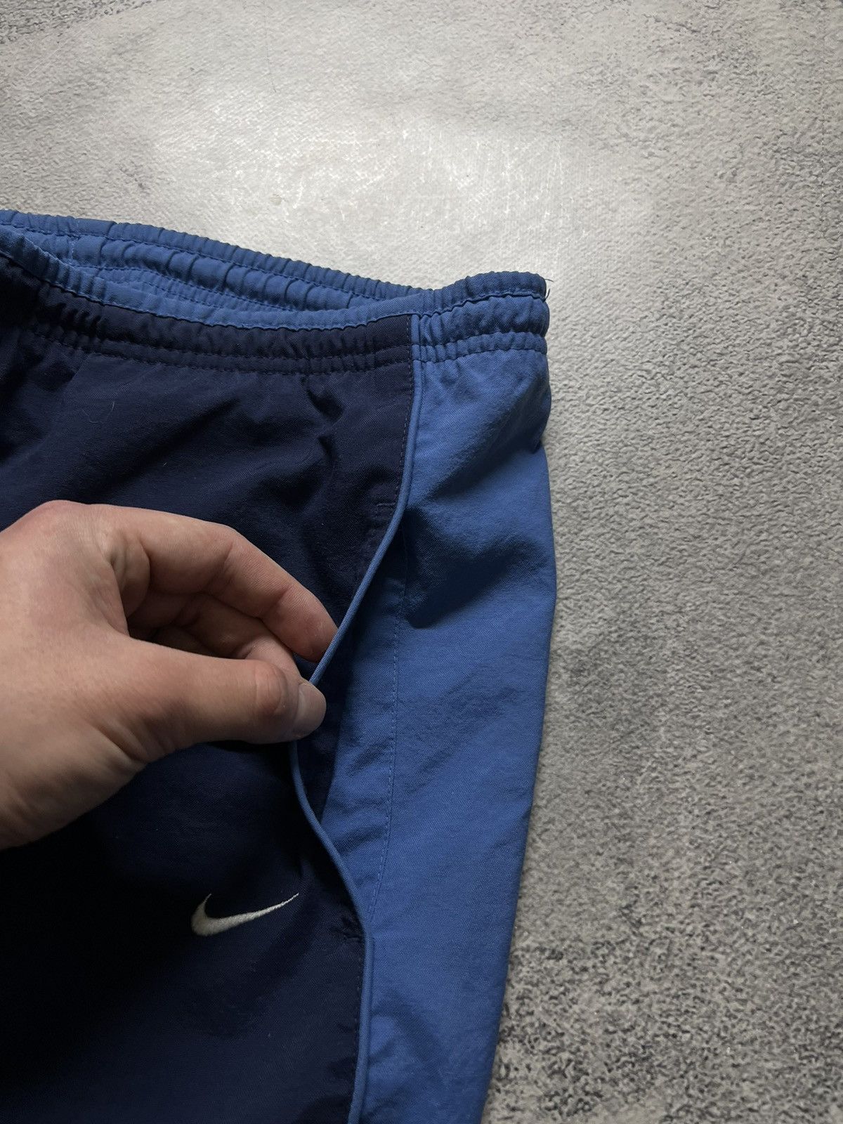 Nike × Vintage Vintage Y2K Nike Nylon Mini Swoosh Drill Pants 00’s Size US 30 / EU 46 - 6 Thumbnail