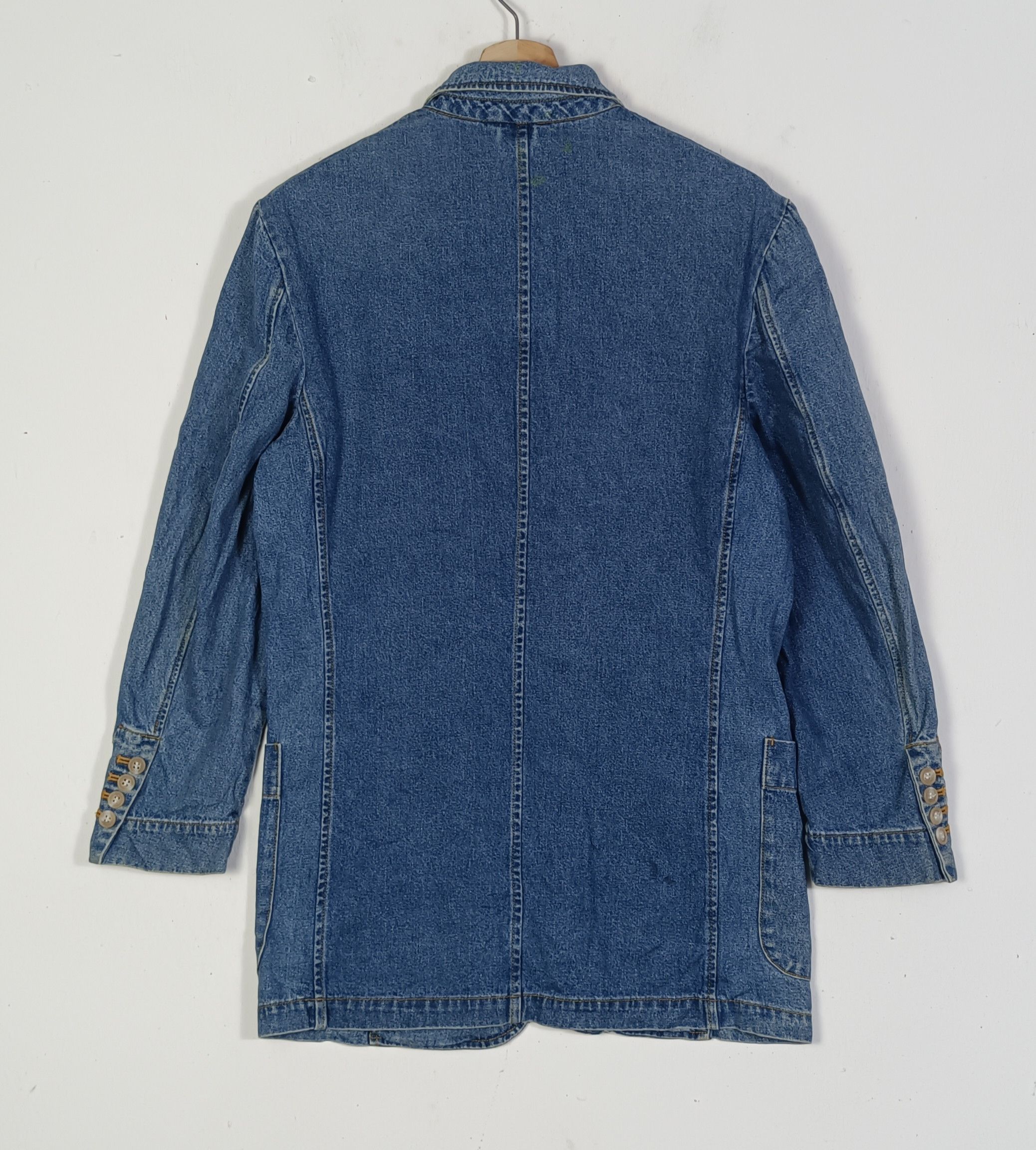 Calvin Klein Vintage Calvin Klein Sport Denim Jacket Size US M / EU 48-50 / 2 - 2 Thumbnail