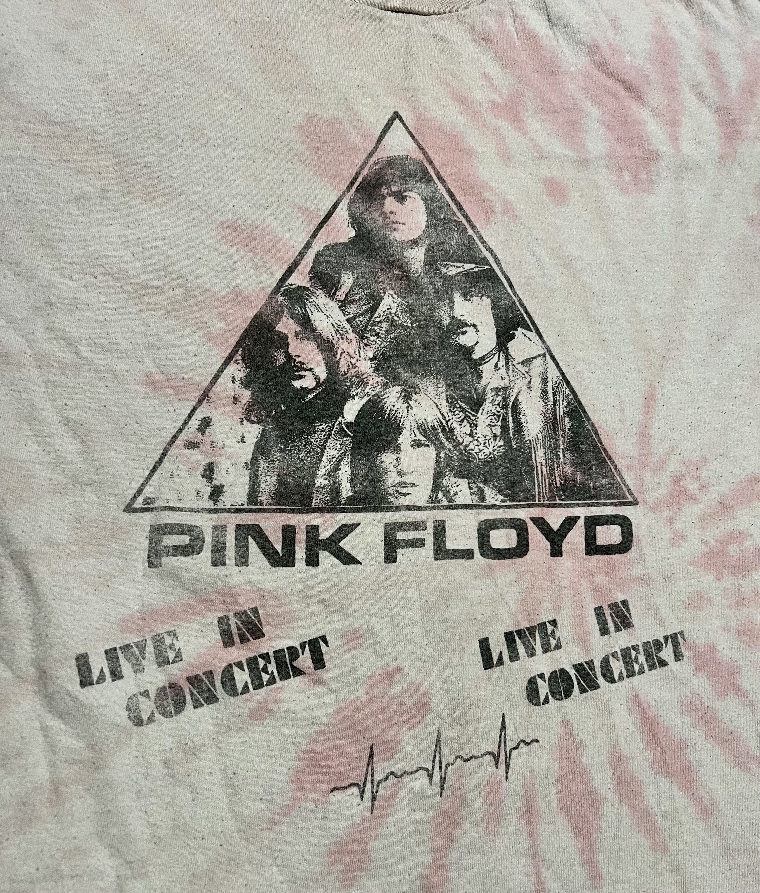 Junk Food Pink Floyd Faded Tie Die Dark Side of Moon Graphic T-Shir Size US L / EU 52-54 / 3 - 3 Thumbnail