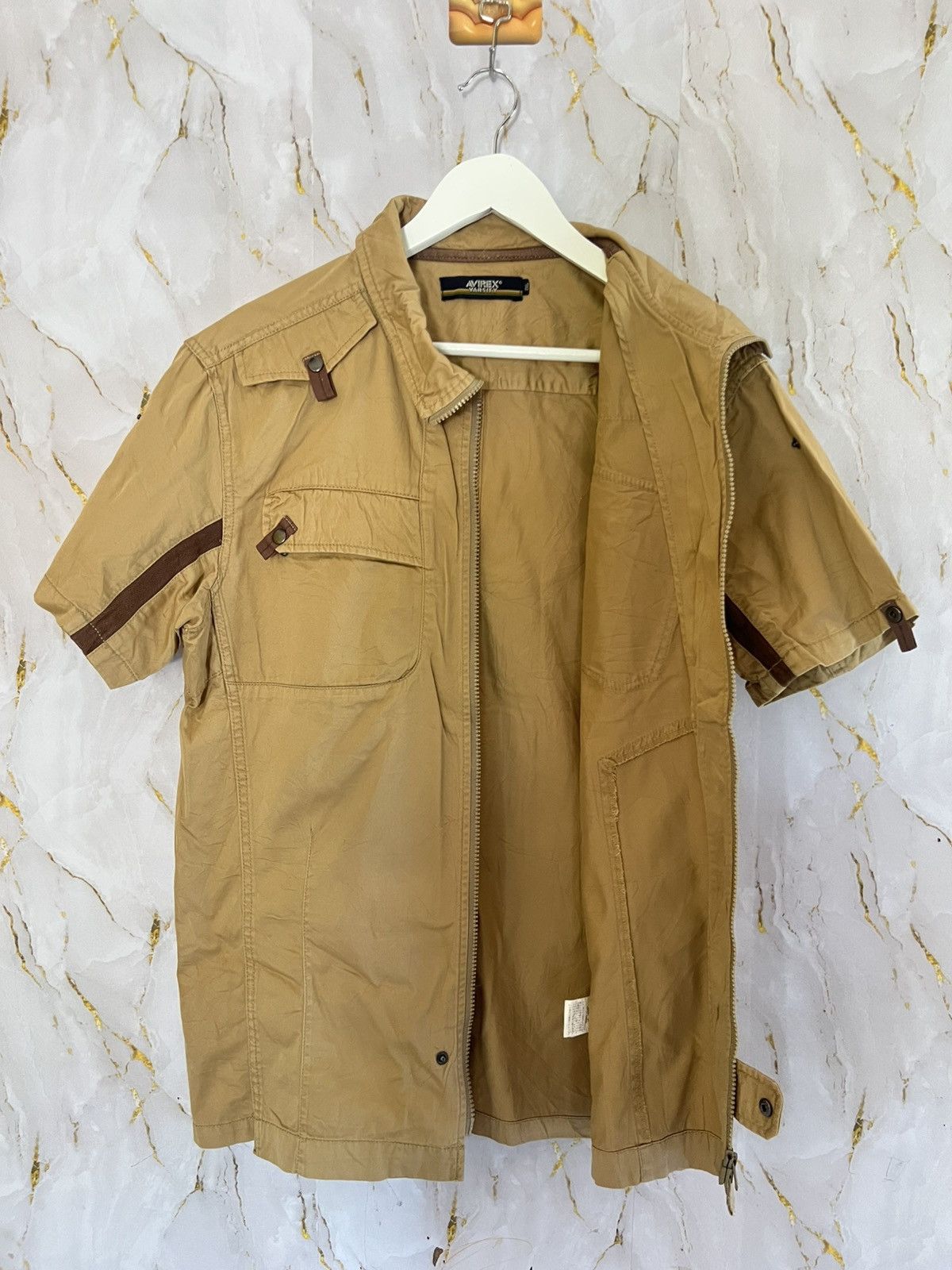 Avirex AVIREX SHIRT ZIP UP Size US XXL / EU 58 / 5 - 3 Thumbnail