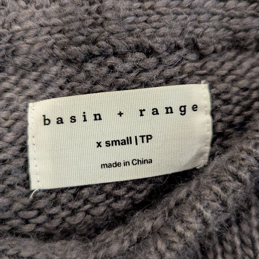Other basin + range Grey Intarisa Knit Cozy Oversized Sweater XS Size XS / US 0-2 / IT 36-38 - 5 Thumbnail