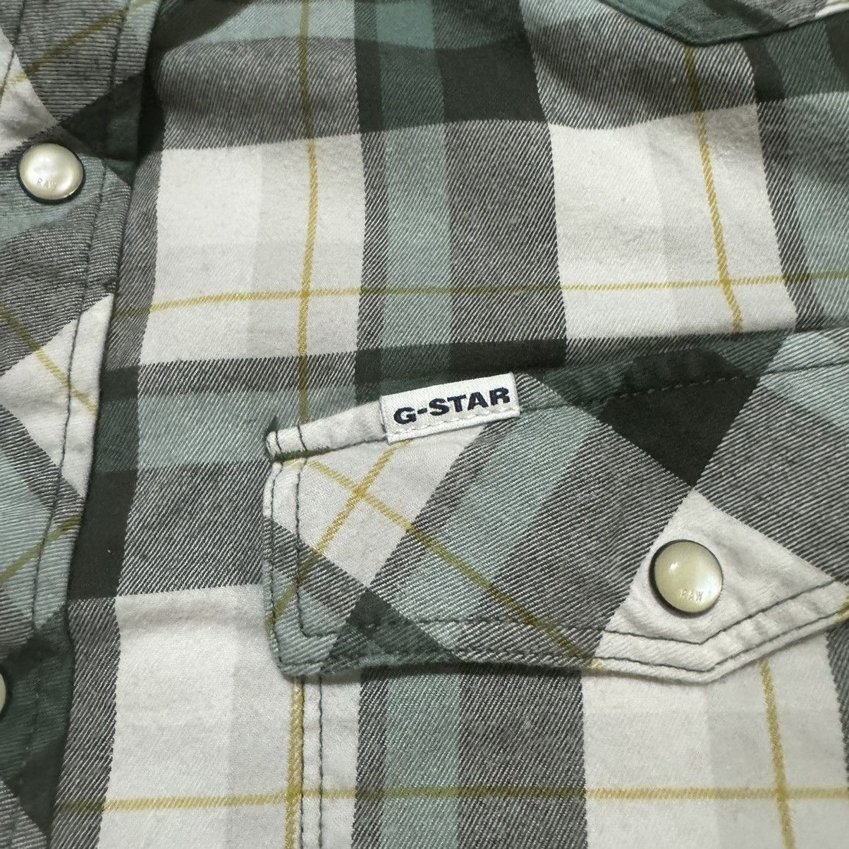 G-Star G-Star Raw Men’s Shirt Multicoloured Slim Fit Button Up Size US XL / EU 56 / 4 - 4 Thumbnail