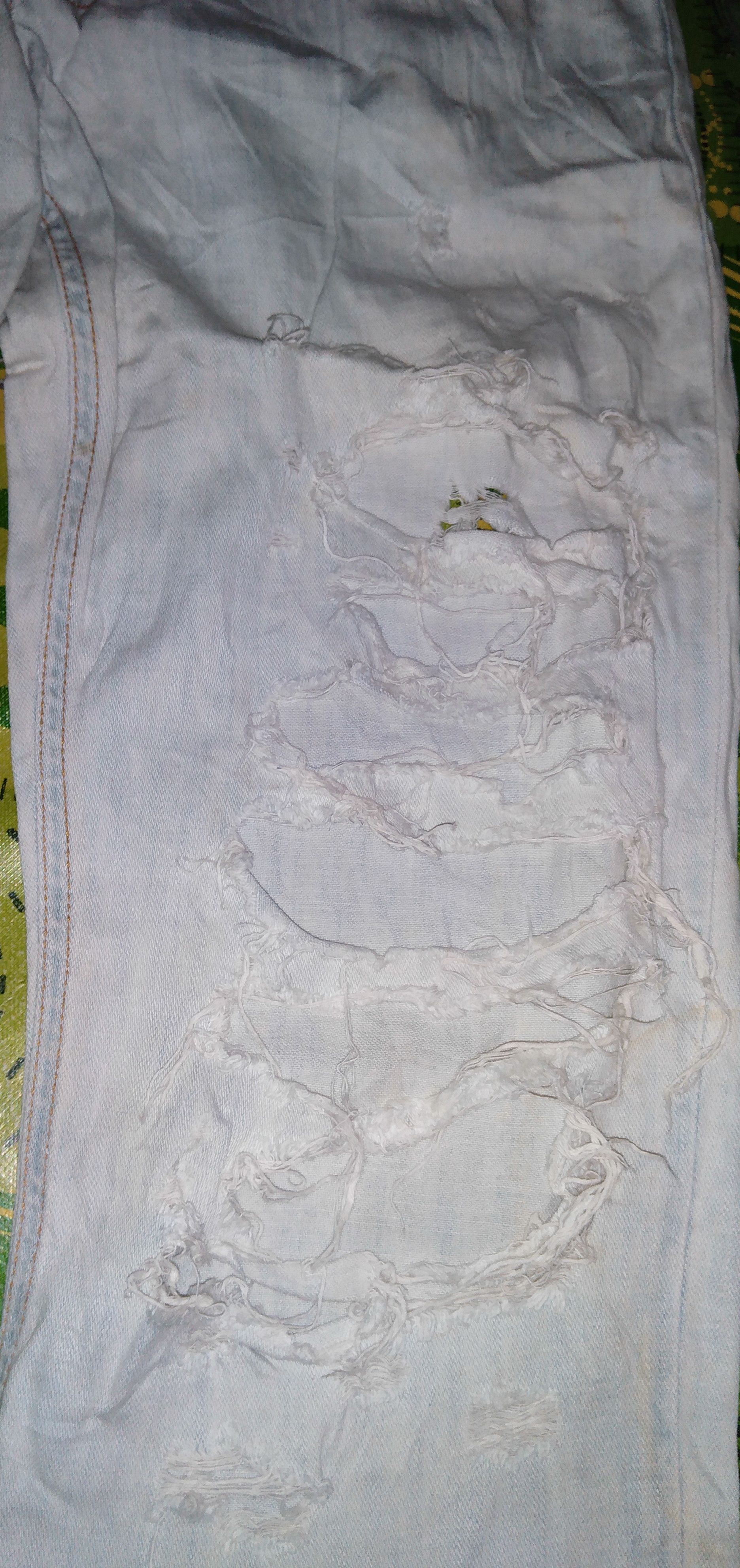 Dolce & Gabbana ⚫Rare⚫Dolce & Gabbana distressed Denim Jeans Size US 30 / EU 46 - 10 Thumbnail
