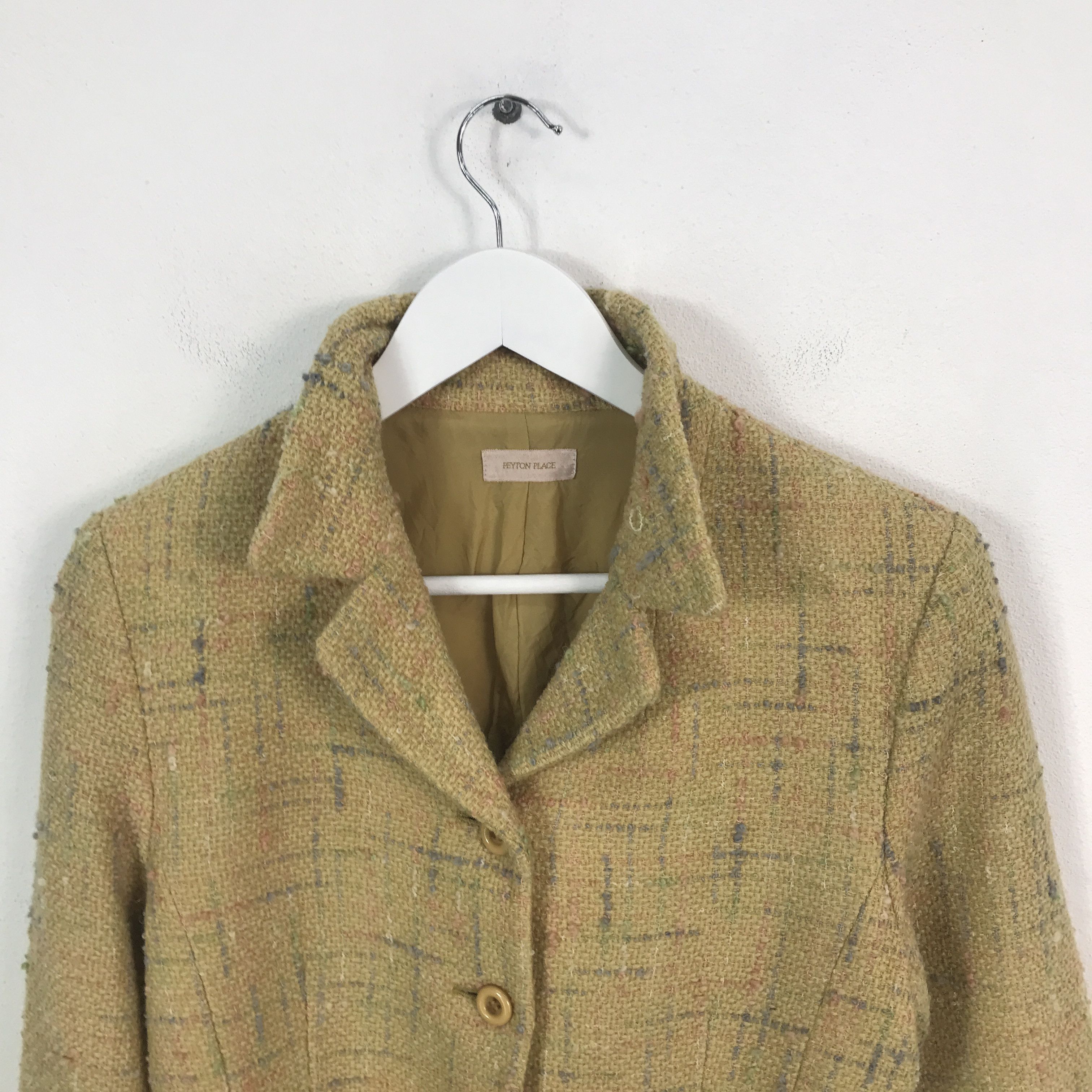 Designer × Japanese Brand Rare Peyton Place Button Coat Jacket Size S / US 4 / IT 40 - 2 Thumbnail