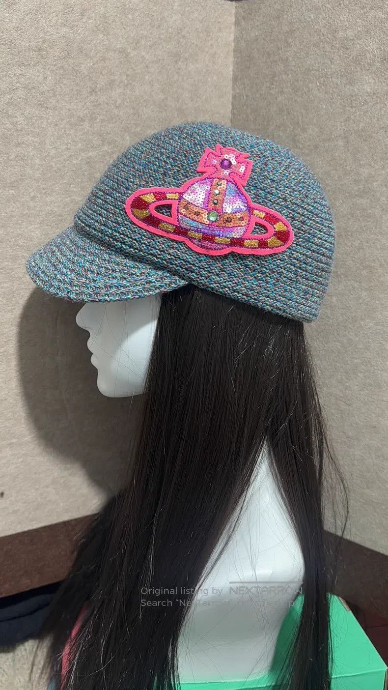 Vivienne Westwood Vivienne Westwood Rare Pink Sparkle Logo Hat Size ONE SIZE - 1 Thumbnail