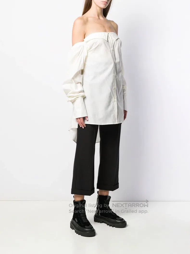 Ann Demeulemeester Ann Demeulemeester White Shirt Size XXS / US 00 / IT 34 - 9 Thumbnail