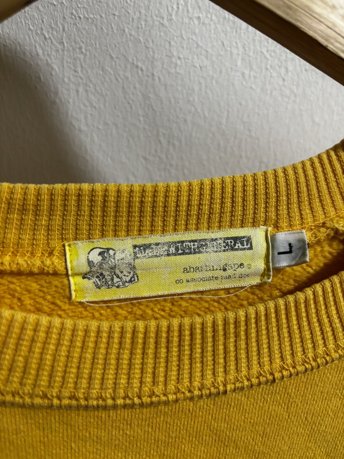 Bape × Nigo Vintage Y2K Bape Orange Yellow Gradient Sweatshirt Size US L / EU 52-54 / 3 - 3 Thumbnail