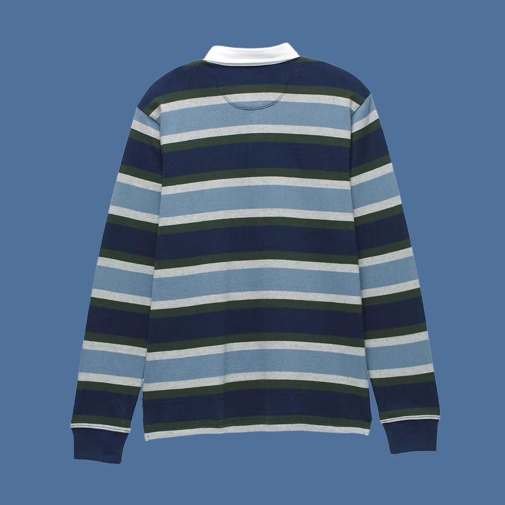 Vans VANS Menton Rugby Dress Blues/ Blue Mirage Long Sleeve Polo Mens M Size US M / EU 48-50 / 2 - 1 Thumbnail