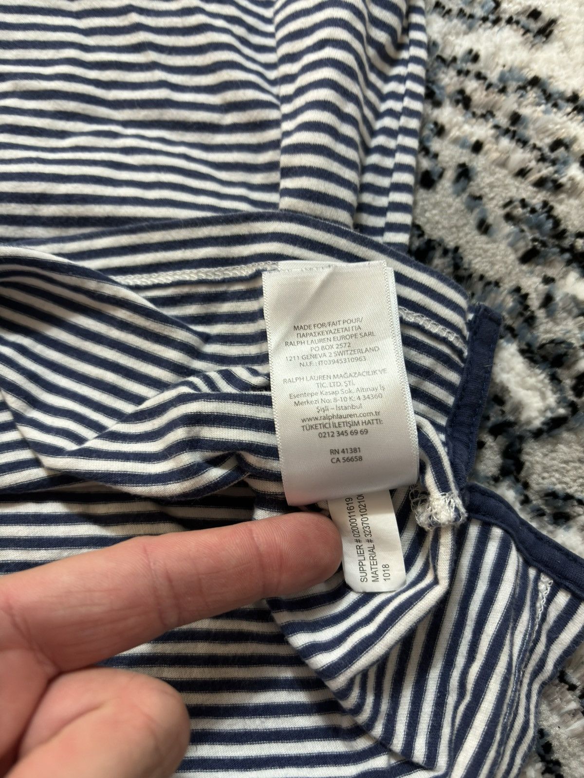Polo Ralph Lauren Vintage Polo Ralph Lauren USA striped Y2K rugby flag Size US S / EU 44-46 / 1 - 4 Thumbnail