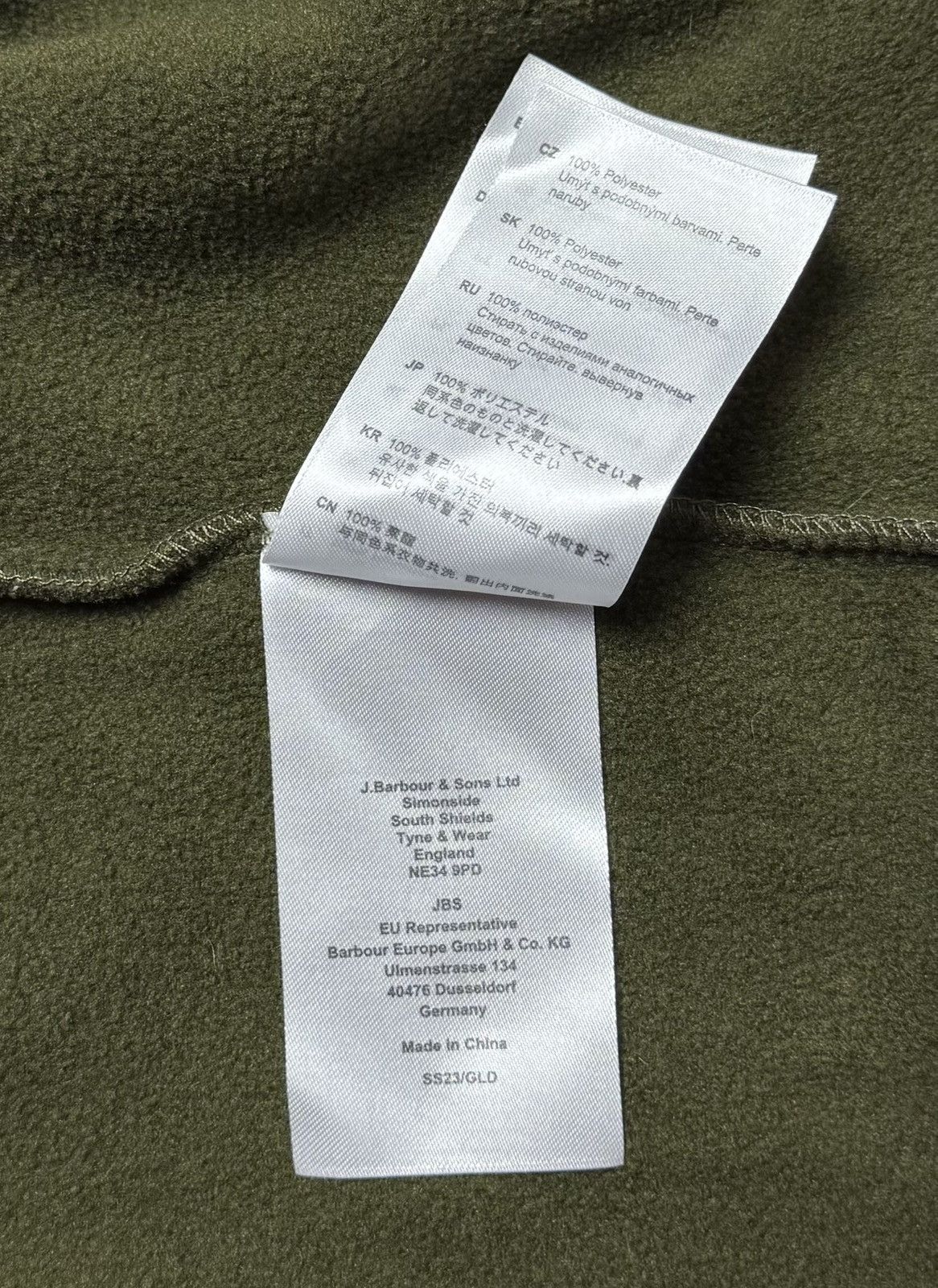 Barbour Barbour Berrington Overlayer Fleece Pullover Sweatshirt Size L / US 10 / IT 46 - 13 Thumbnail