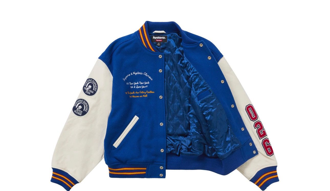 Hysteric Glamour × Supreme Brand new hysteric glamour XL BLUE WHITE 🔥 🚨🚨 Size US XL / EU 56 / 4 - 2 Thumbnail