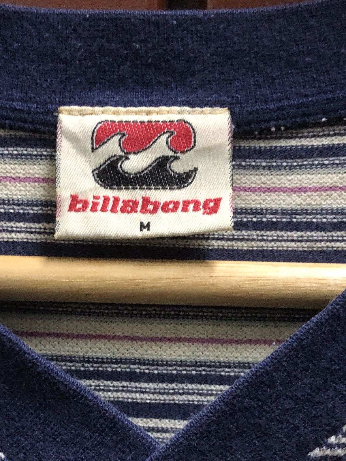 Billabong Vintage Billabong Striped Tshirts Size US M / EU 48-50 / 2 - 5 Thumbnail