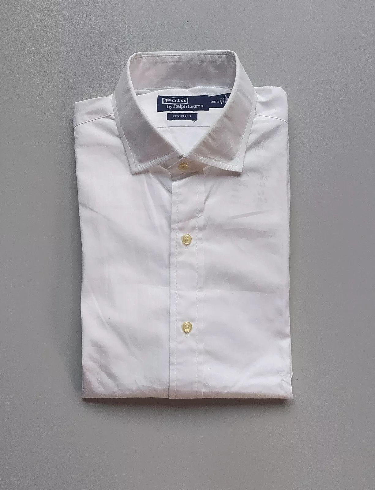slim fit dress slacks RALPH LAUREN CUSTOM FIT LINEN SHIRT OFFICE BLUE main image 0