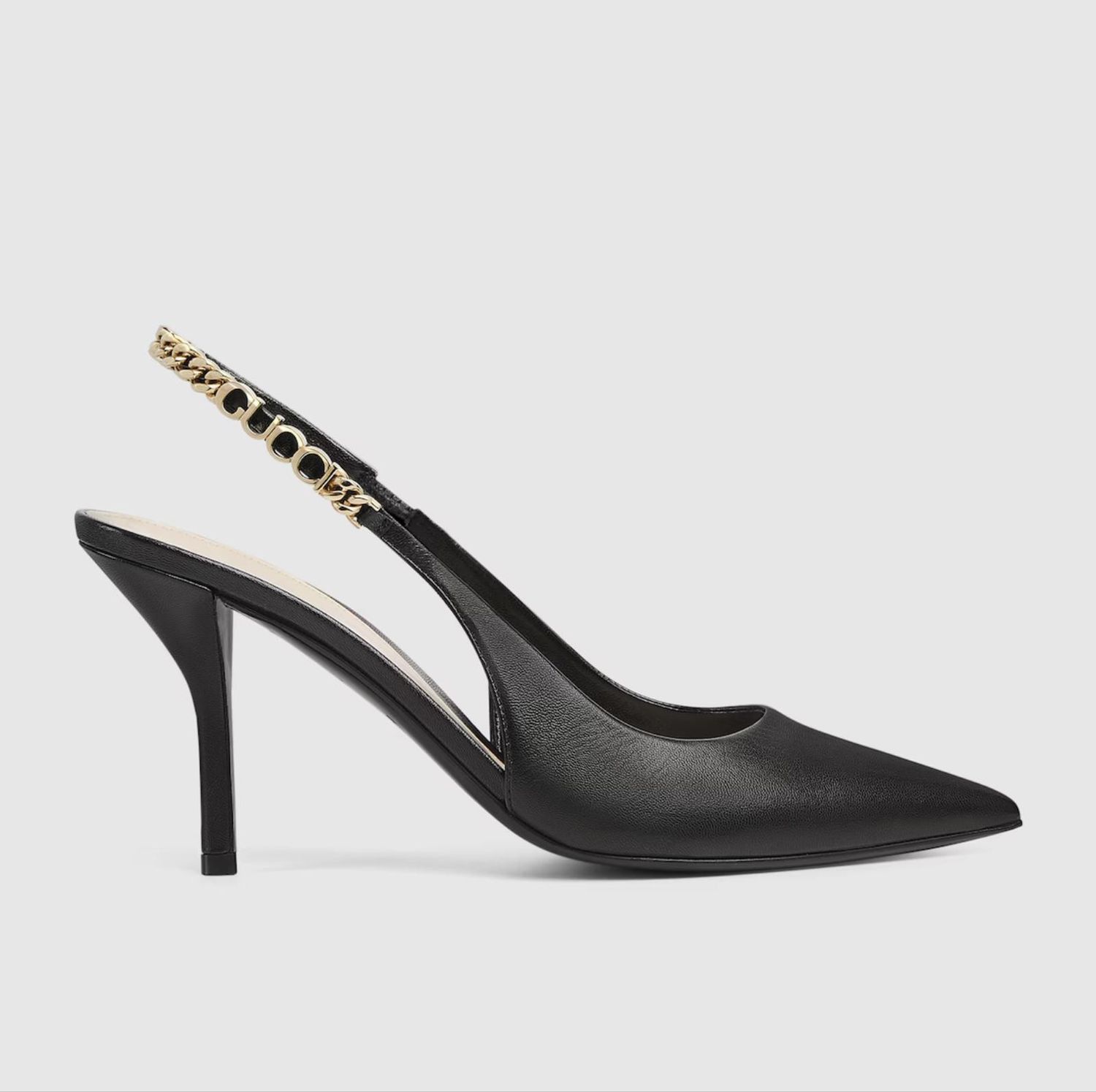 gucci signoria slingback pump black