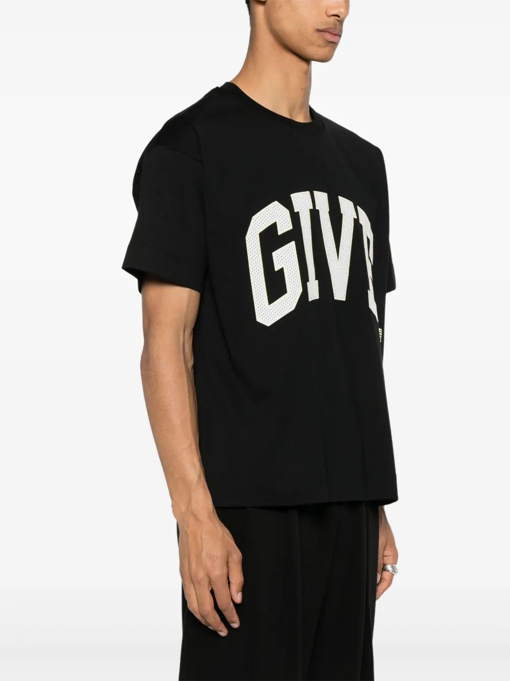 Givenchy o1w1db10325 Boxy Short Sleeve in Black Size US S / EU 44-46 / 1 - 3 Thumbnail