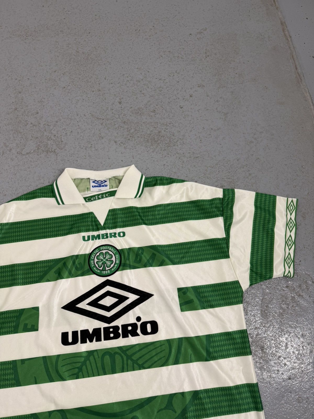 Umbro Vintage 1997/99 Umbro Celtic Fc Home Soccer Jersey Size US XXL / EU 58 / 5 - 5 Thumbnail